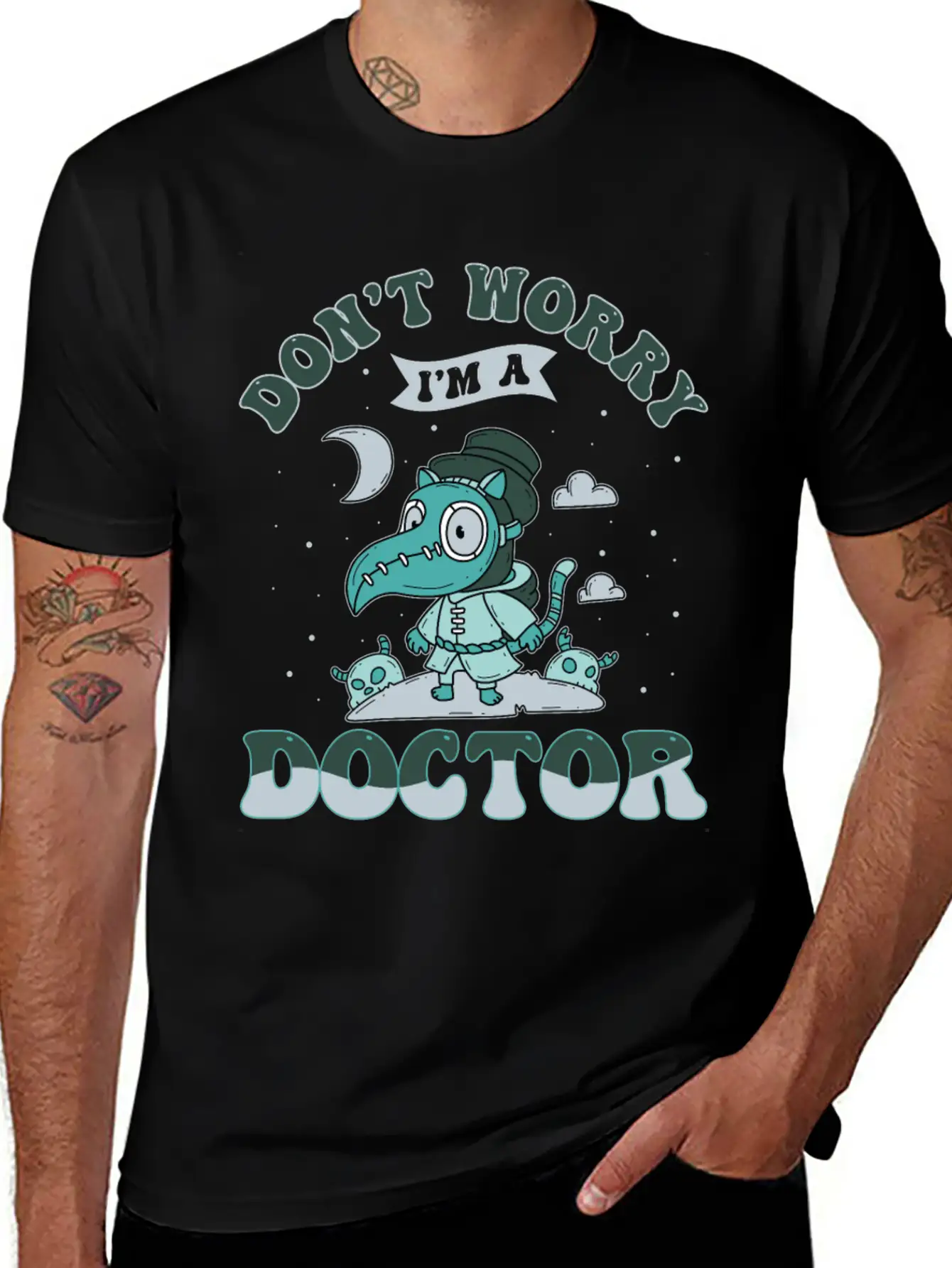 Horror Plague Doctor For Film Festival Halloween Unisex Casual T-Shirt – Clean Design For Daily Comfort
