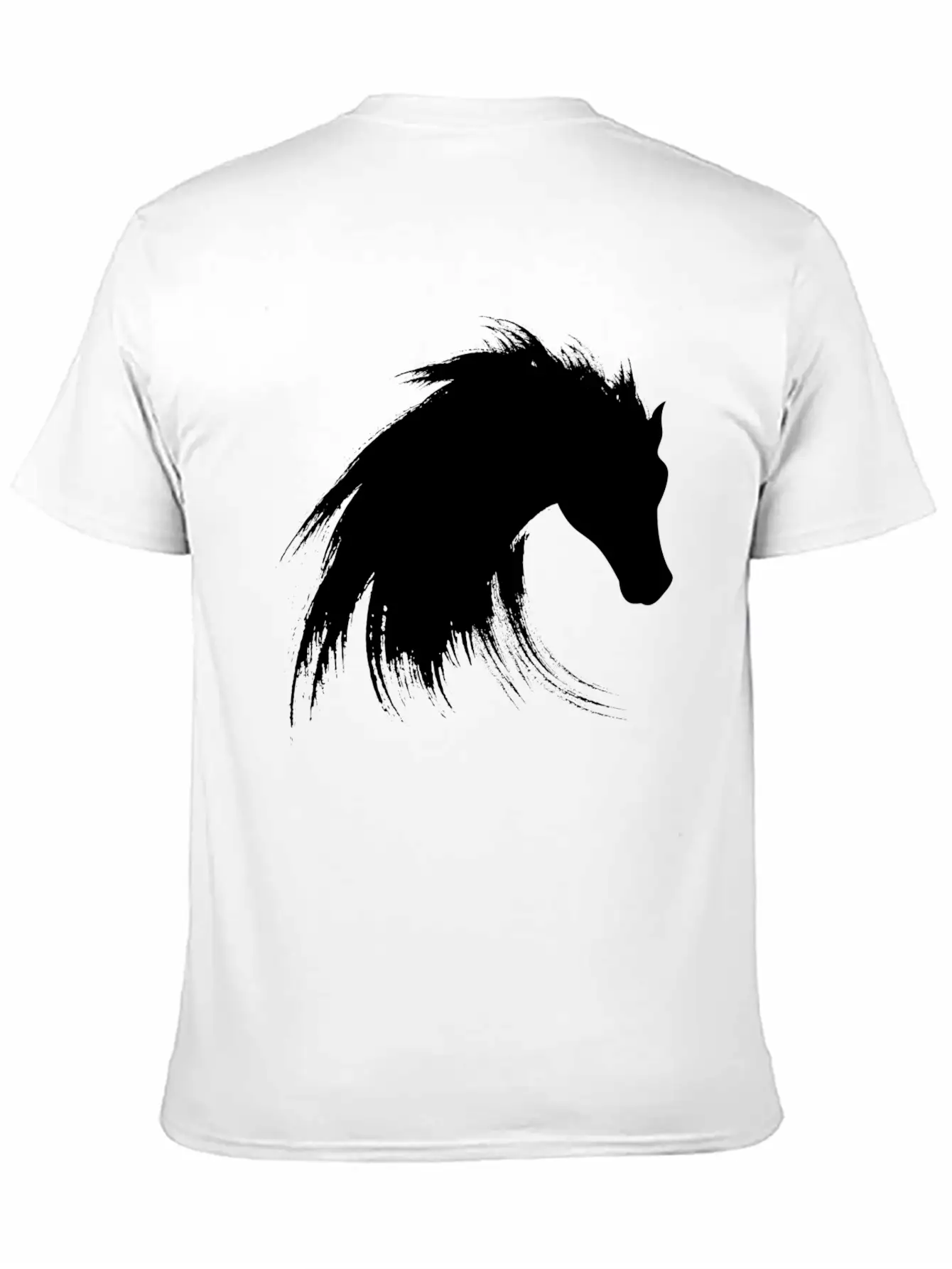 Horse Creative Design Unisex Short Sleeve Soft Cotton T-Shirt – Casual Everyday Wear