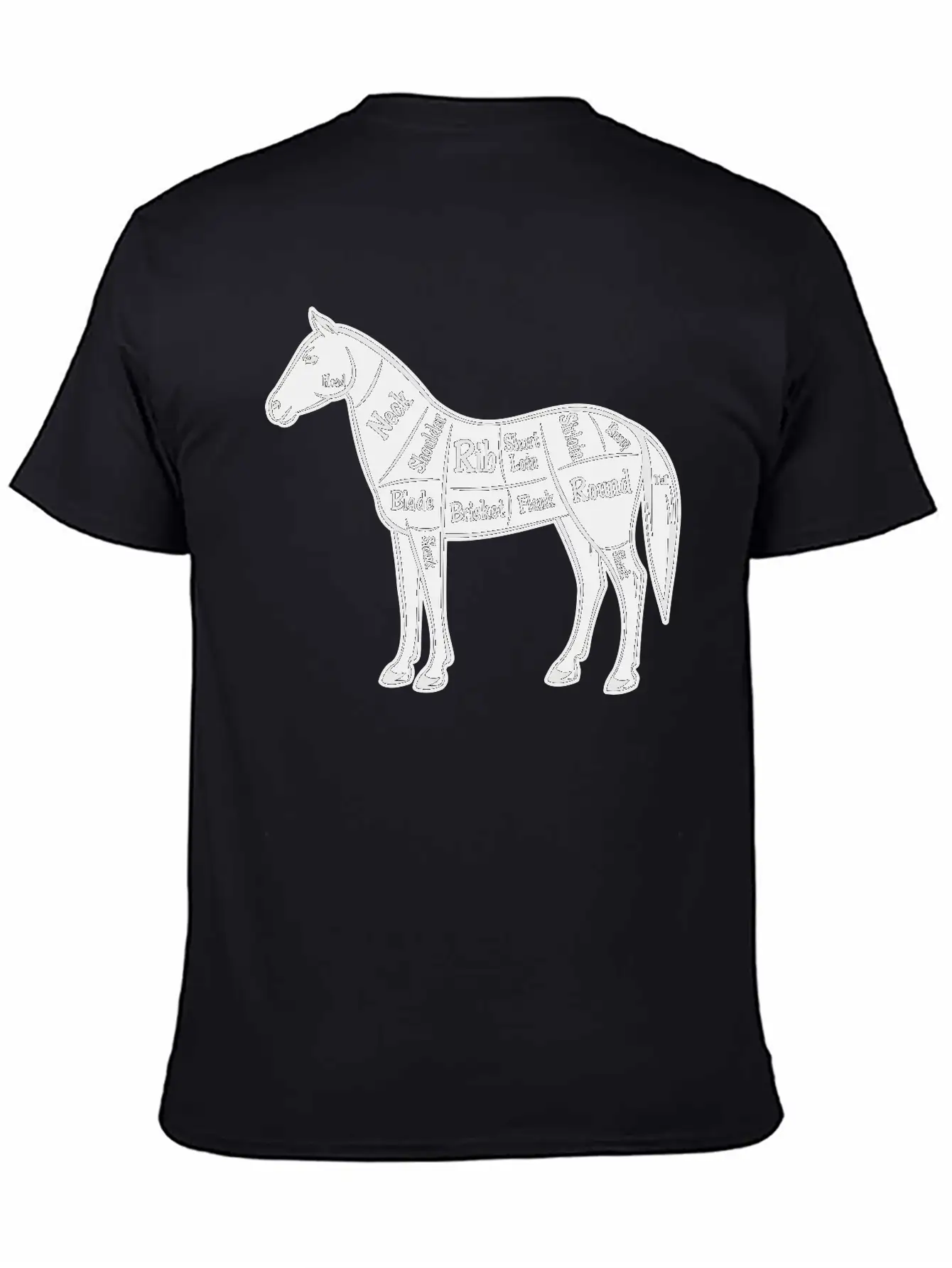 Horse Design Basic Graphic T-Shirt – Daily Comfort In Soft Cotton