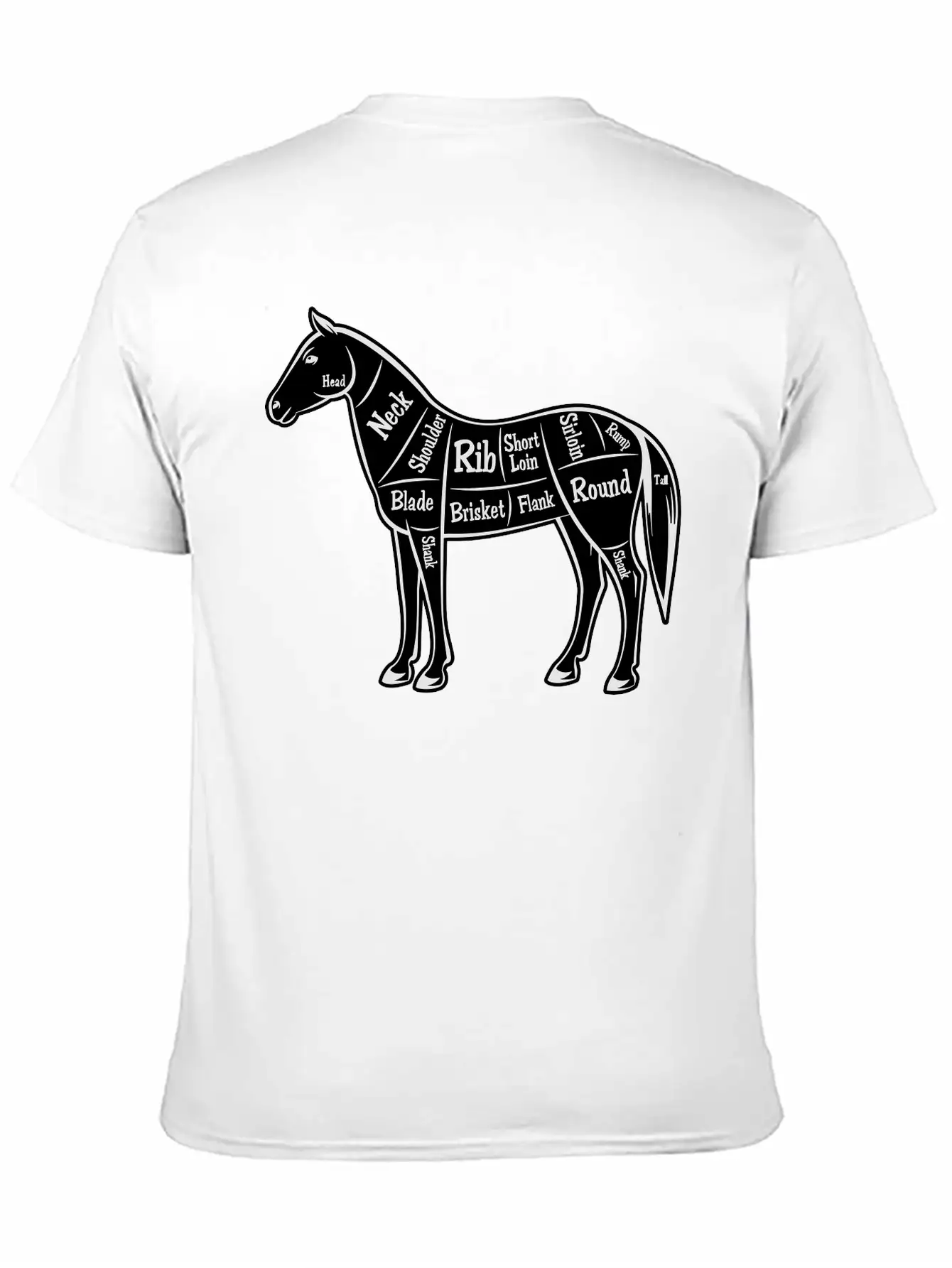 Horse Design Basic Graphic T-Shirt – Daily Comfort In Soft Cotton