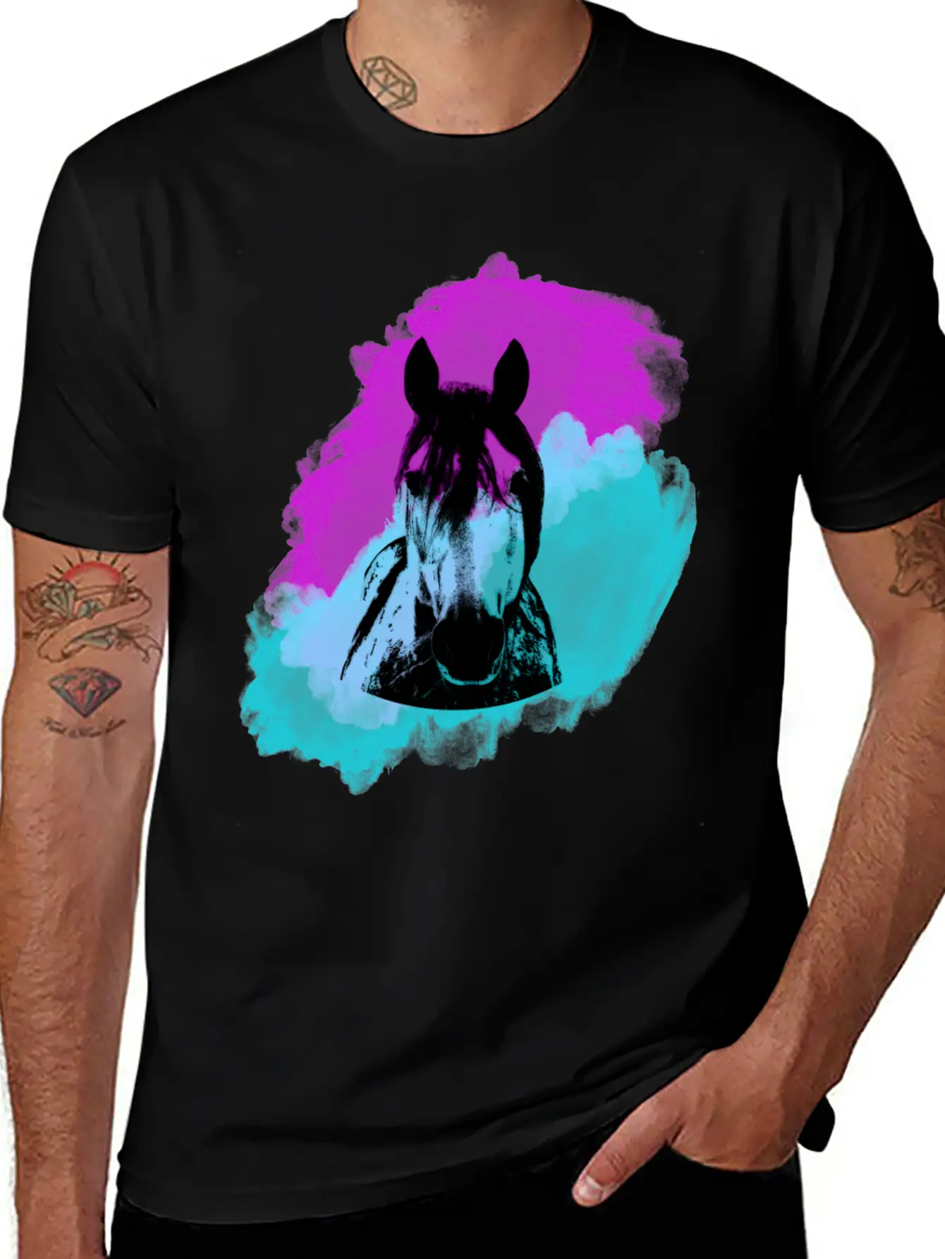 Horse Girls Riding Comfortable Minimalist Graphic Tee – Summer Style Essential