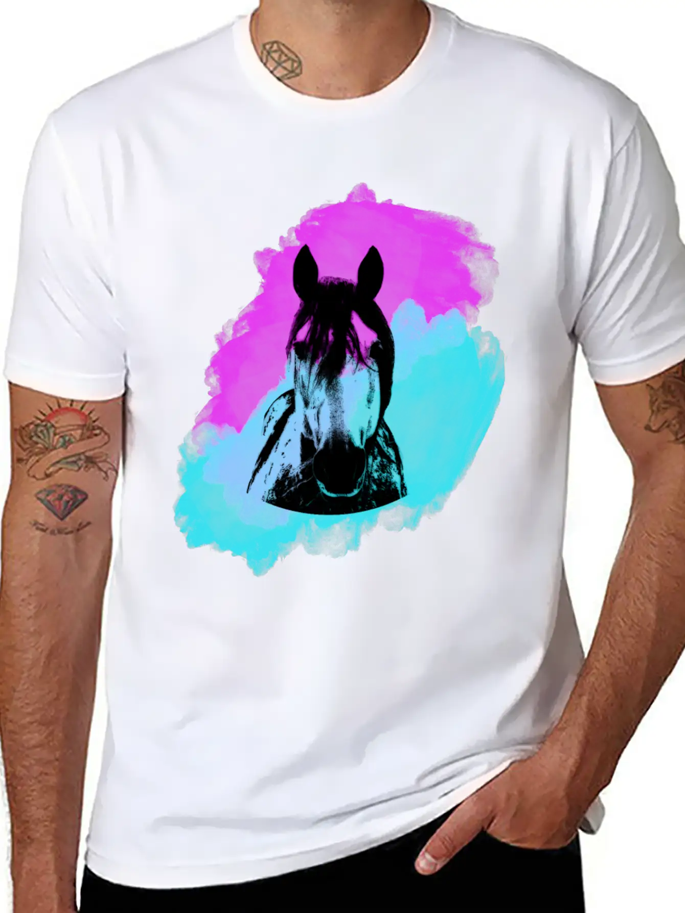 Horse Girls Riding Comfortable Minimalist Graphic Tee – Summer Style Essential