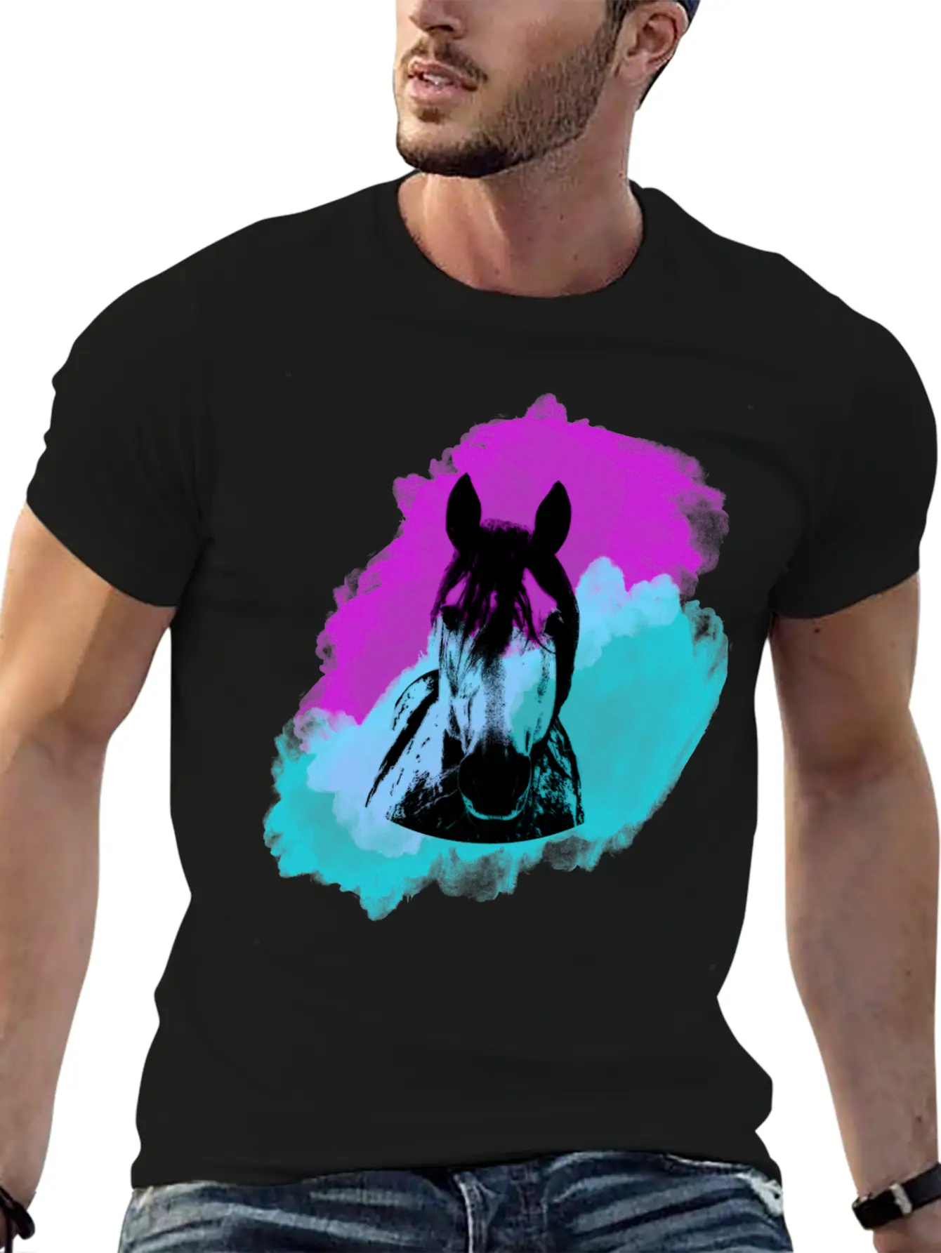 Horse Girls Riding Comfortable Minimalist Graphic Tee – Summer Style Essential