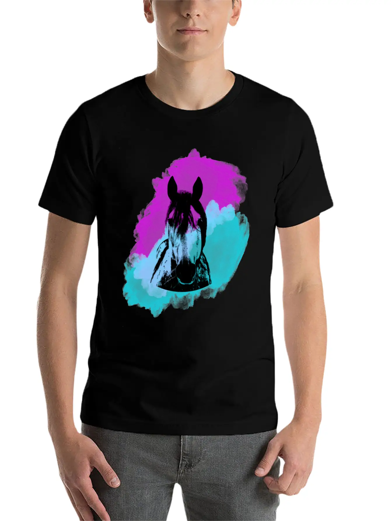Horse Girls Riding Comfortable Minimalist Graphic Tee – Summer Style Essential