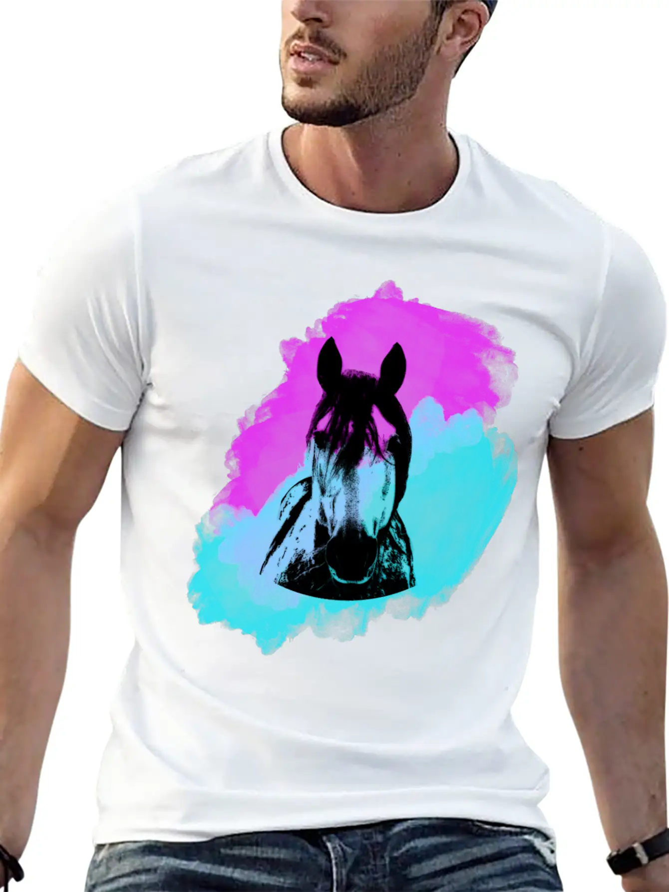 Horse Girls Riding Comfortable Minimalist Graphic Tee – Summer Style Essential