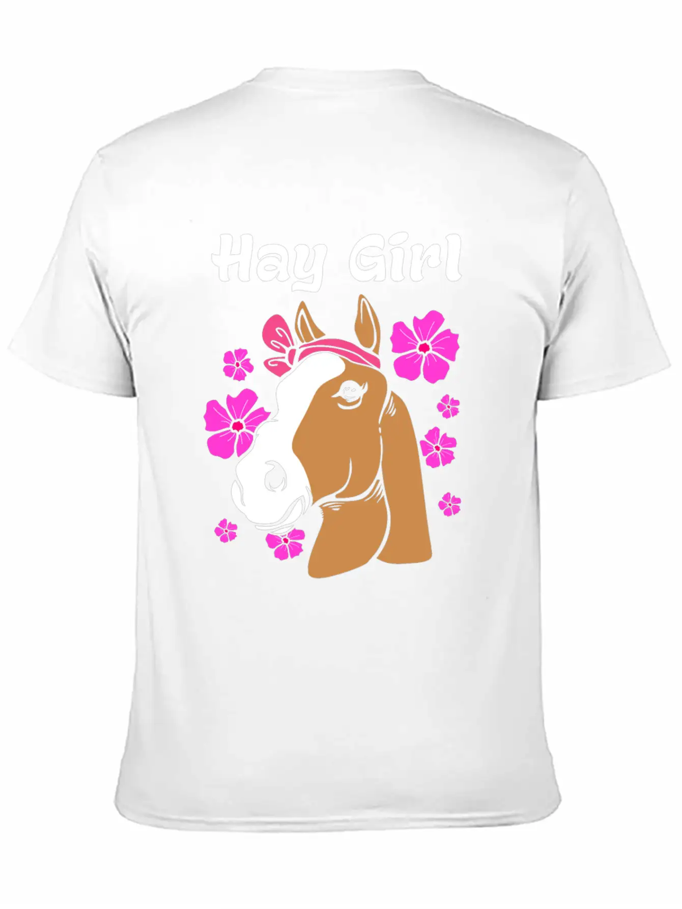 Horse Hay Girl Stylish Everyday T-Shirt – Unisex Basic Cotton Tee