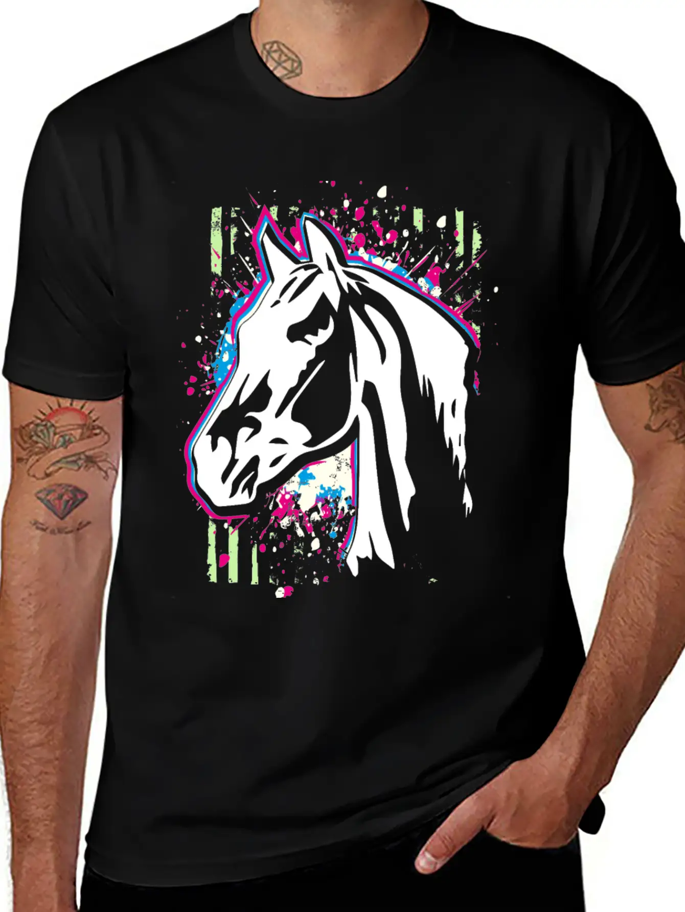Horse Head | Horseriding | Horse Riding Unisex Casual T-Shirt – Clean Design For Daily Comfort