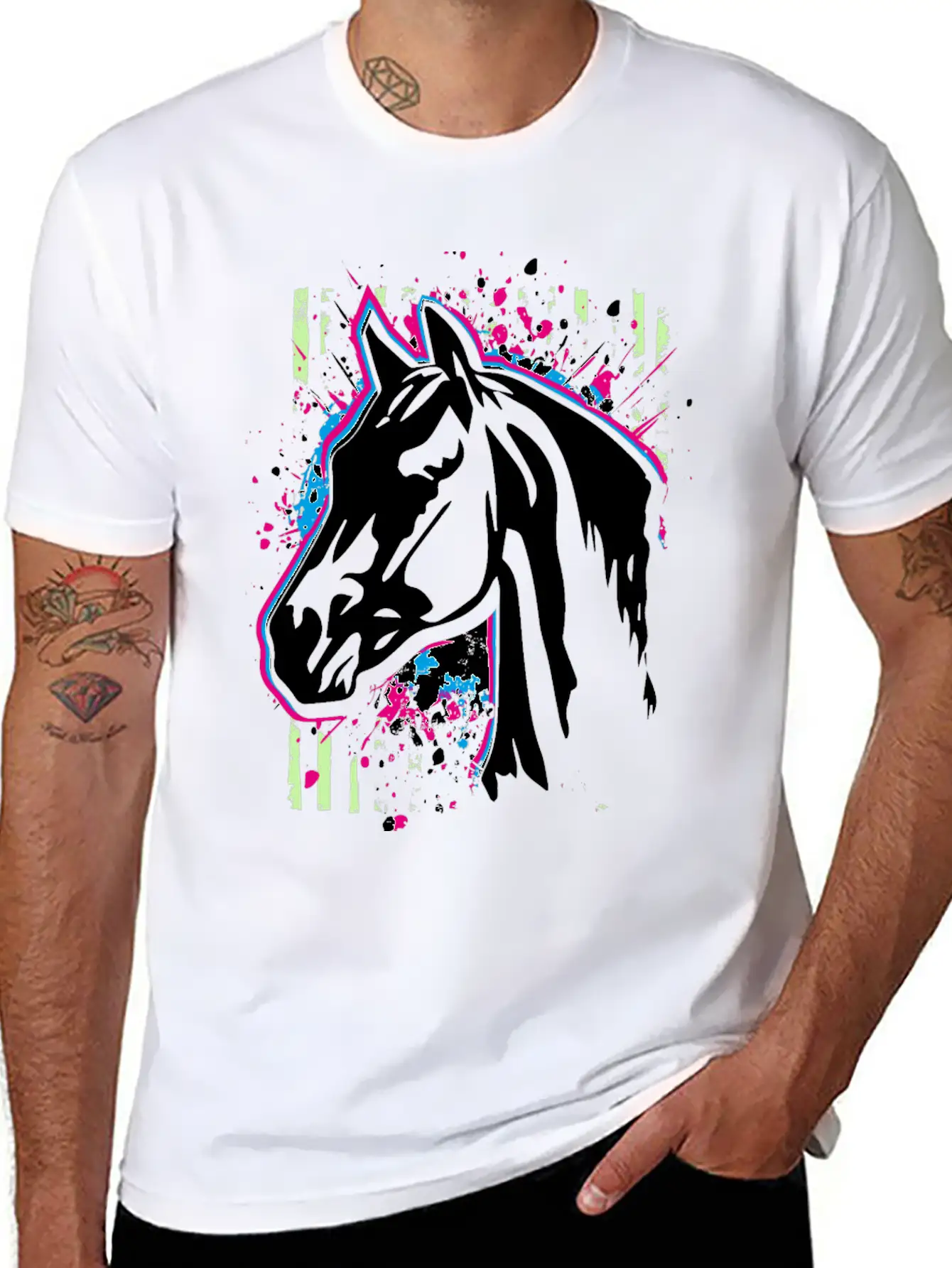 Horse Head | Horseriding | Horse Riding Unisex Casual T-Shirt – Clean Design For Daily Comfort