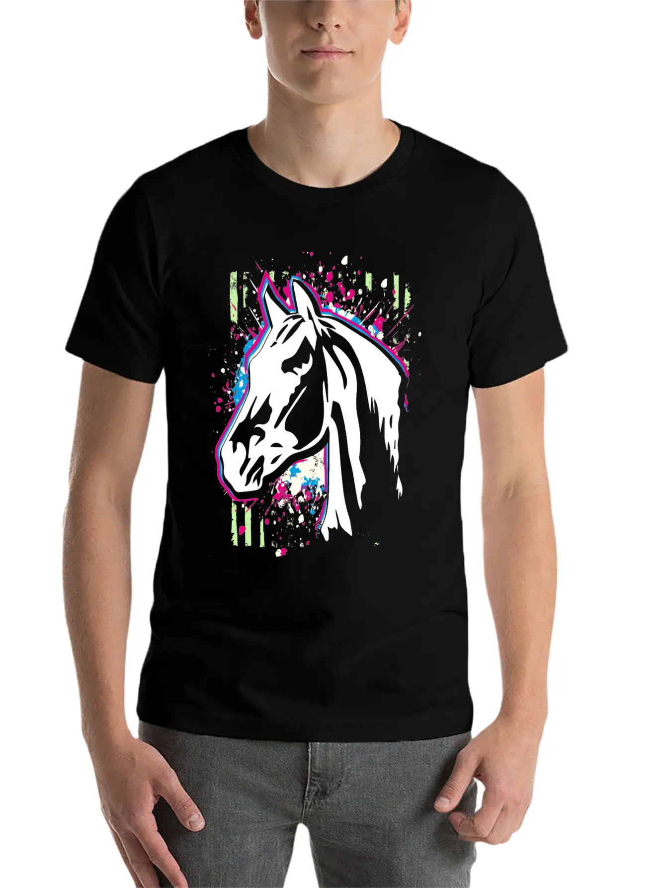 Horse Head | Horseriding | Horse Riding Unisex Casual T-Shirt – Clean Design For Daily Comfort