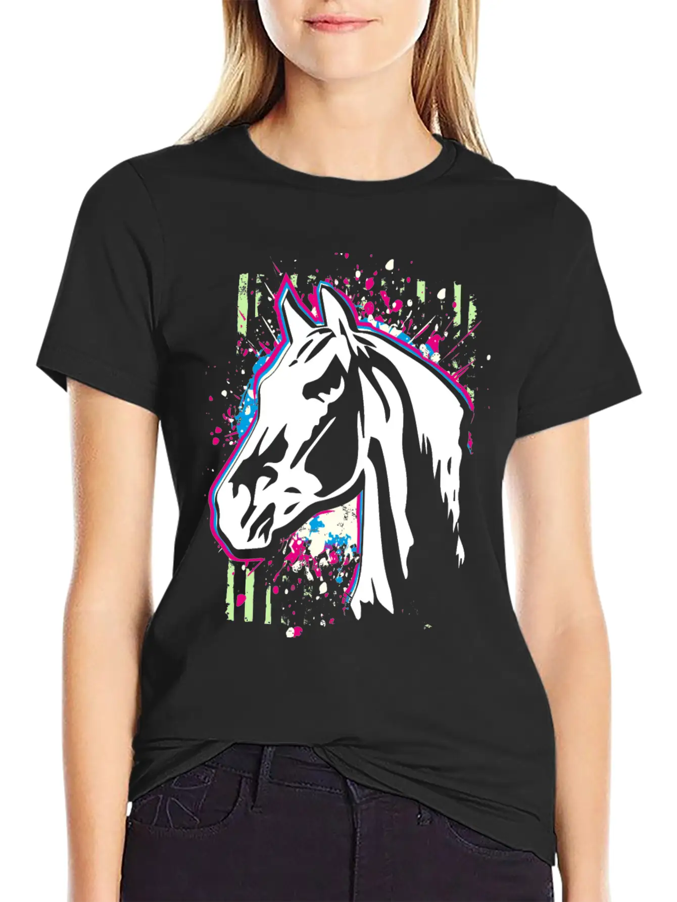 Horse Head | Horseriding | Horse Riding Unisex Casual T-Shirt – Clean Design For Daily Comfort