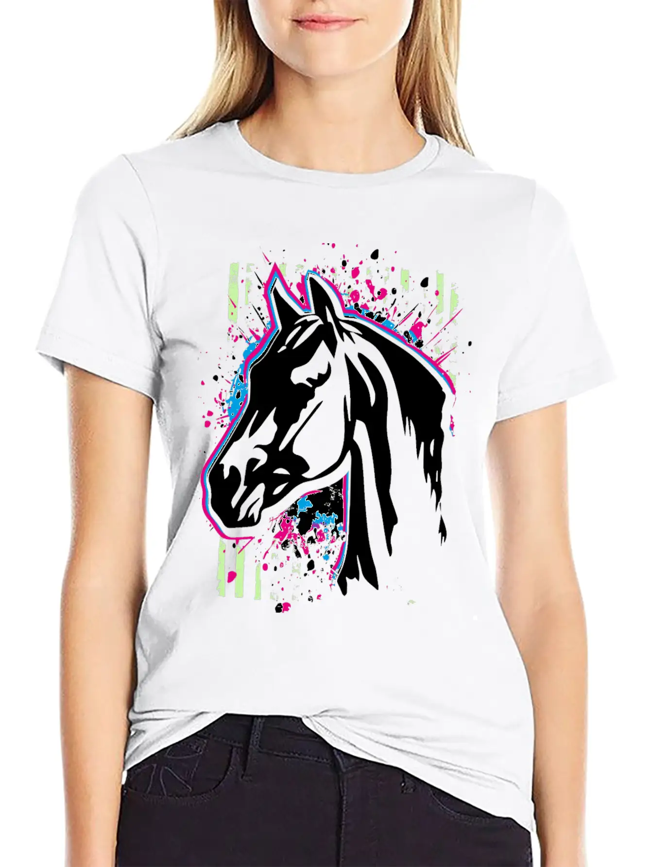 Horse Head | Horseriding | Horse Riding Unisex Casual T-Shirt – Clean Design For Daily Comfort