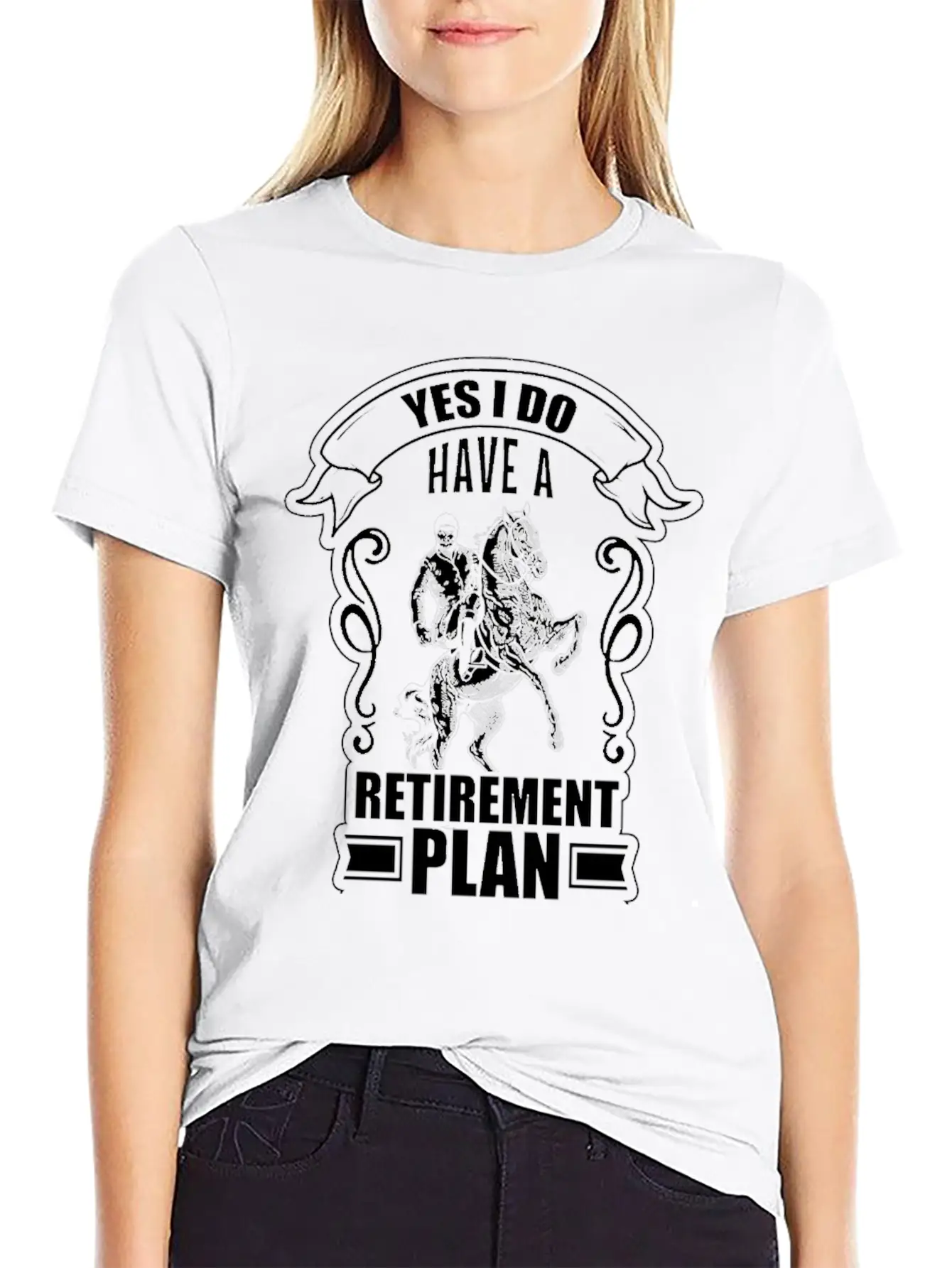 Horse Horse Girl Unisex Short Sleeve Soft Cotton T-Shirt – Casual Everyday Wear