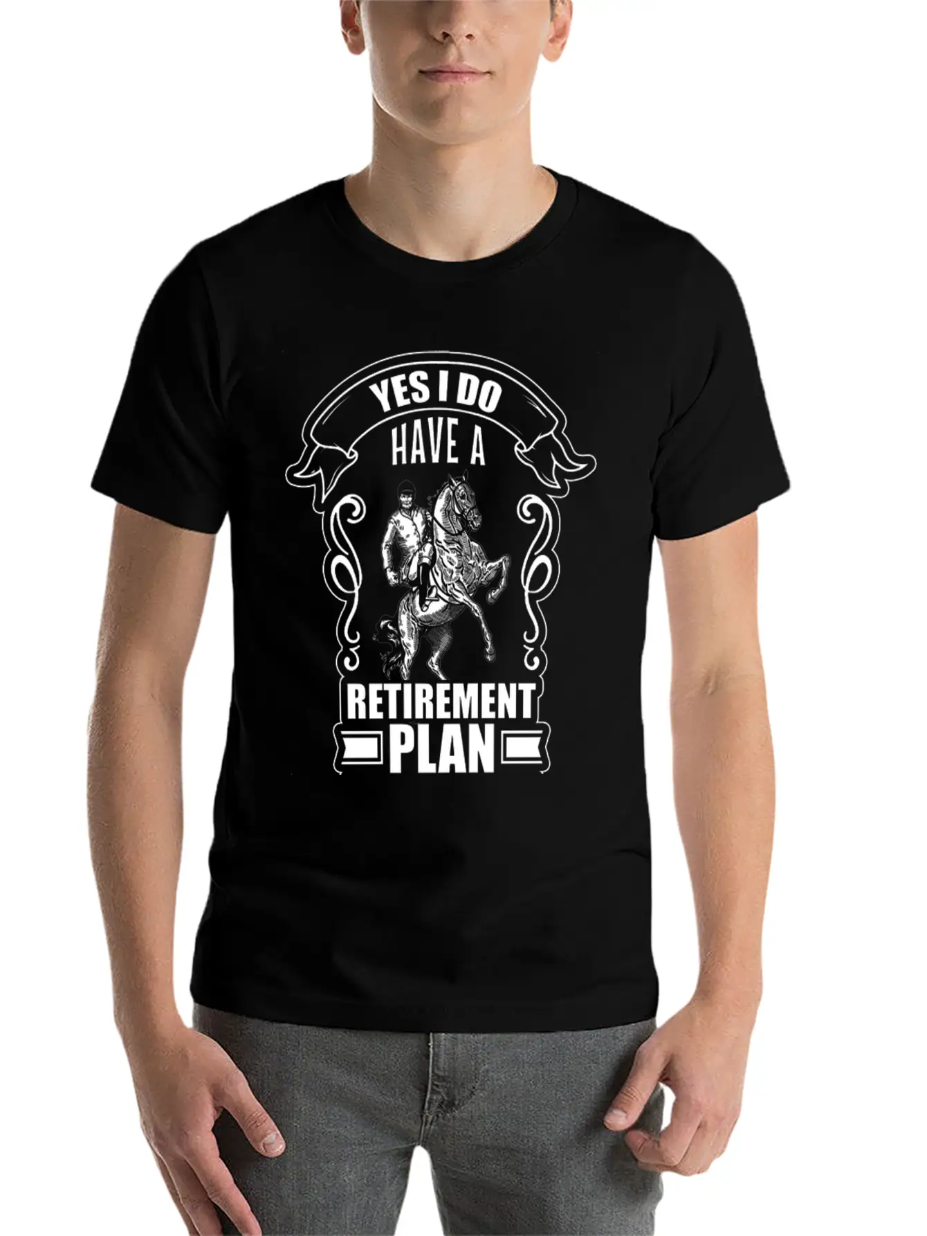 Horse Horse Girl Unisex Short Sleeve Soft Cotton T-Shirt – Casual Everyday Wear