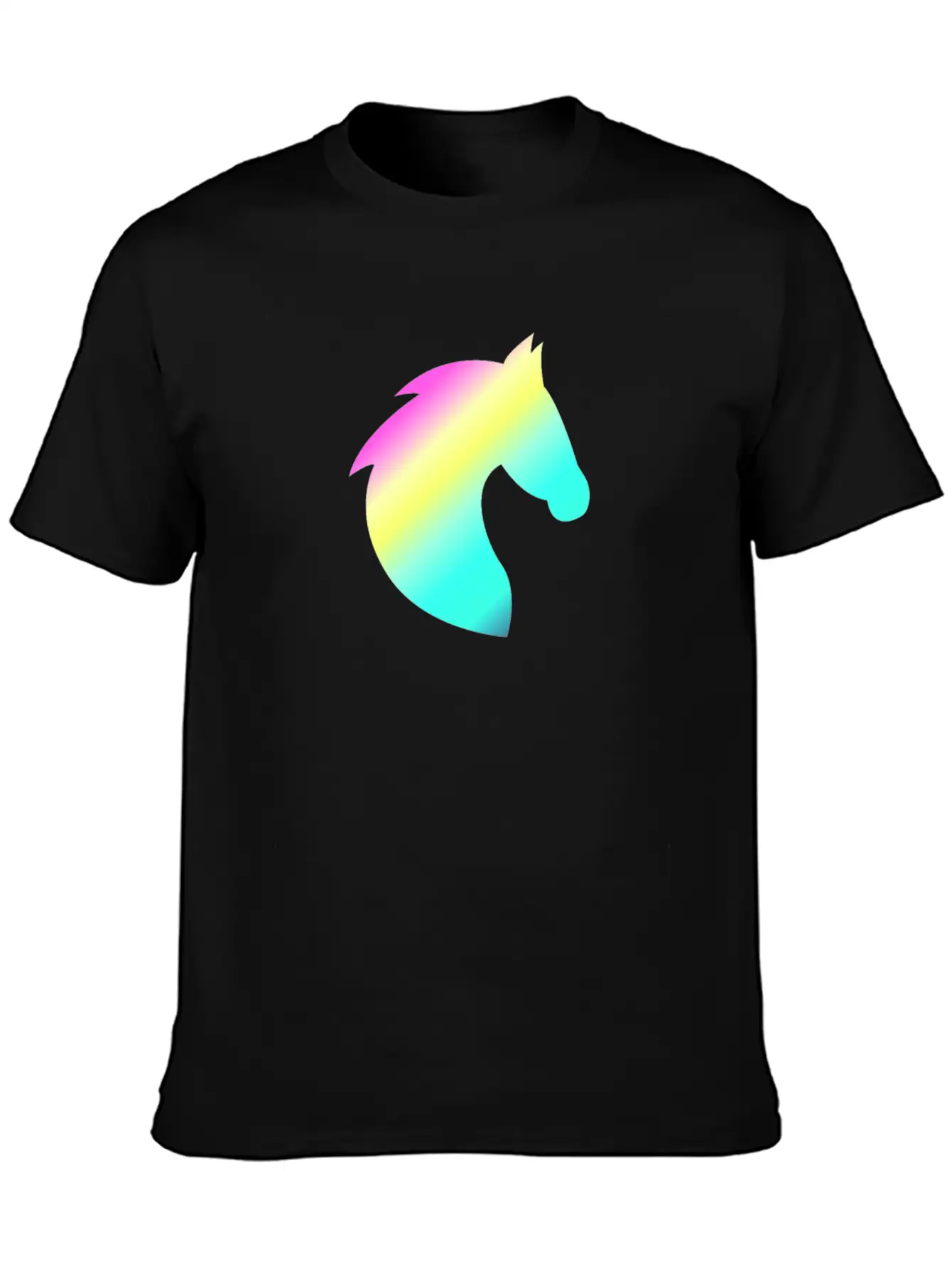 Horse, Horse Head, Horses, Riding, Riding Essential Unisex Summer Tee – Soft Cotton Casual Fit