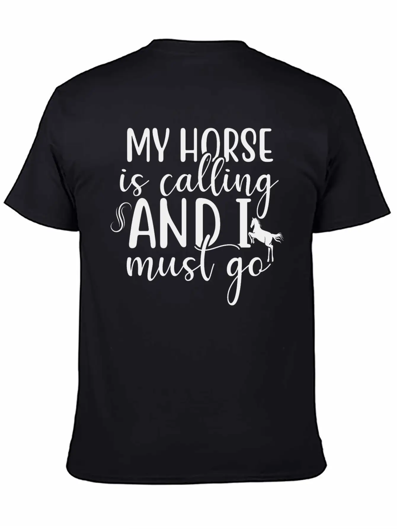 Horse, Horses Lover Design, Quote Sayings Stylish Everyday T-Shirt – Unisex Basic Cotton Tee