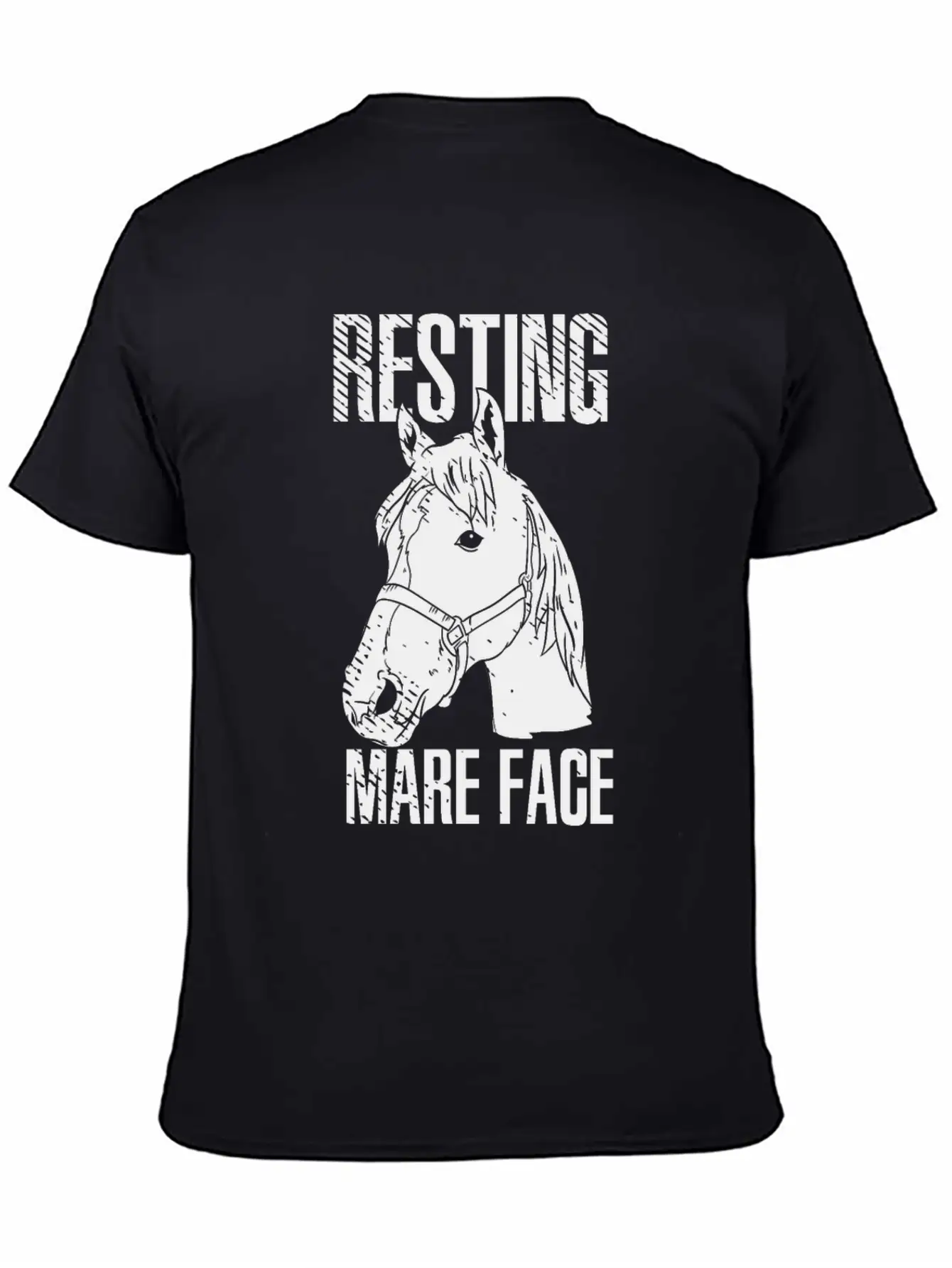 Horse Horses Ponies Riding Horse Equestrian Unisex Short Sleeve Soft Cotton T-Shirt – Casual Everyday Wear