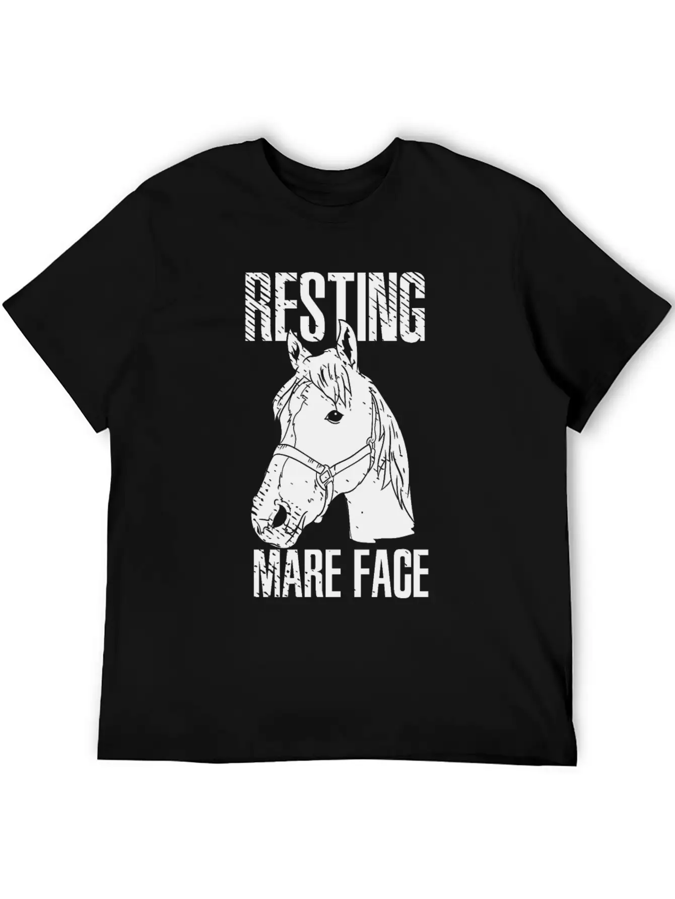 Horse Horses Ponies Riding Horse Equestrian Unisex Short Sleeve Soft Cotton T-Shirt – Casual Everyday Wear