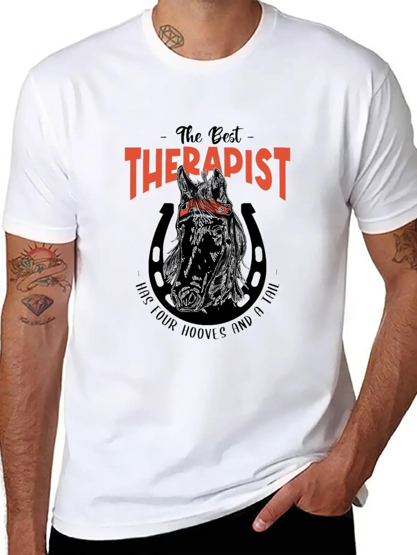 Horse Horses Saying Riding, Horse Shirt Gift Unisex Short Sleeve Soft Cotton T-Shirt – Casual Everyday Wear