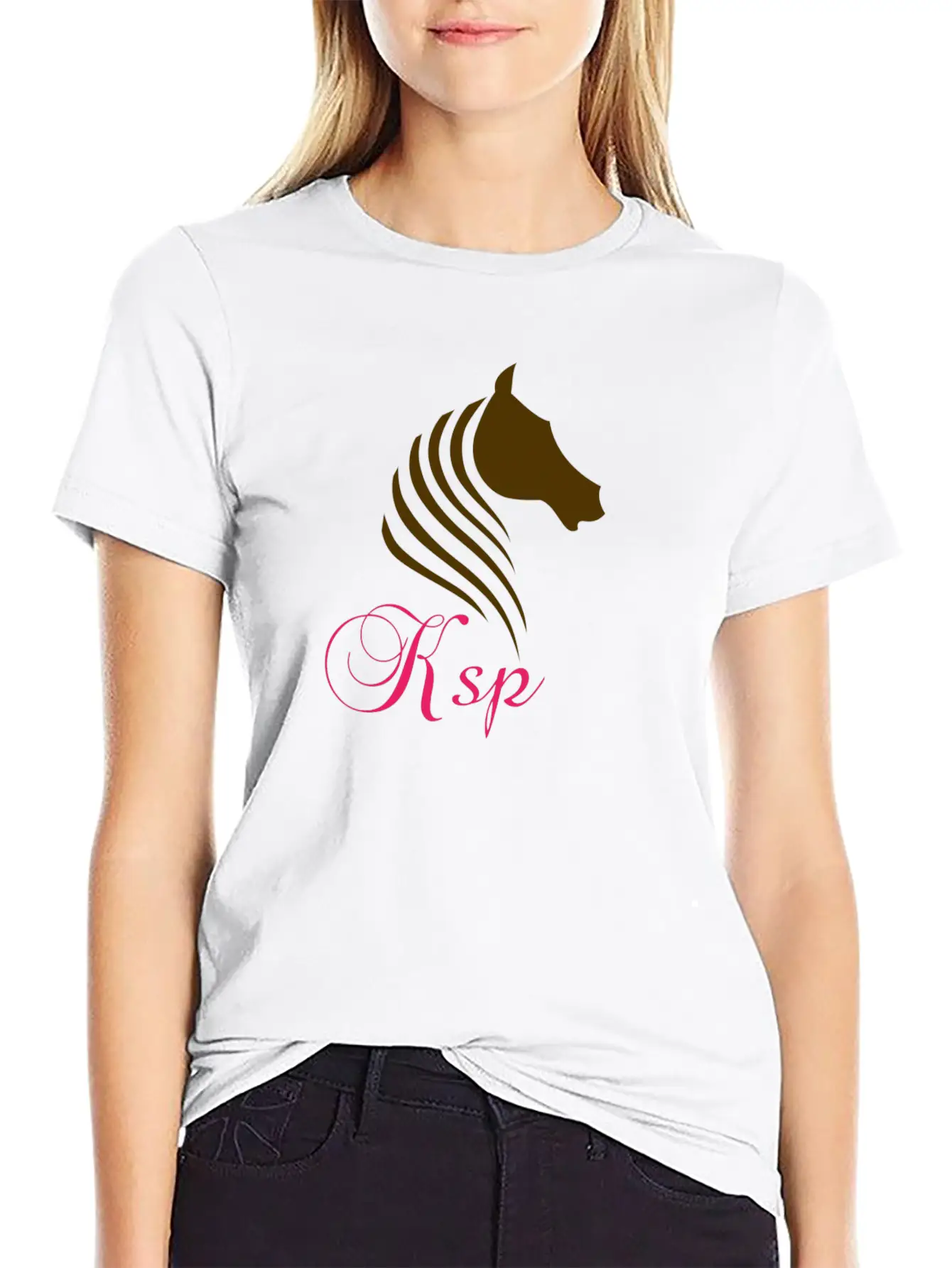 Horse Log Unisex Casual T-Shirt – Clean Design For Daily Comfort