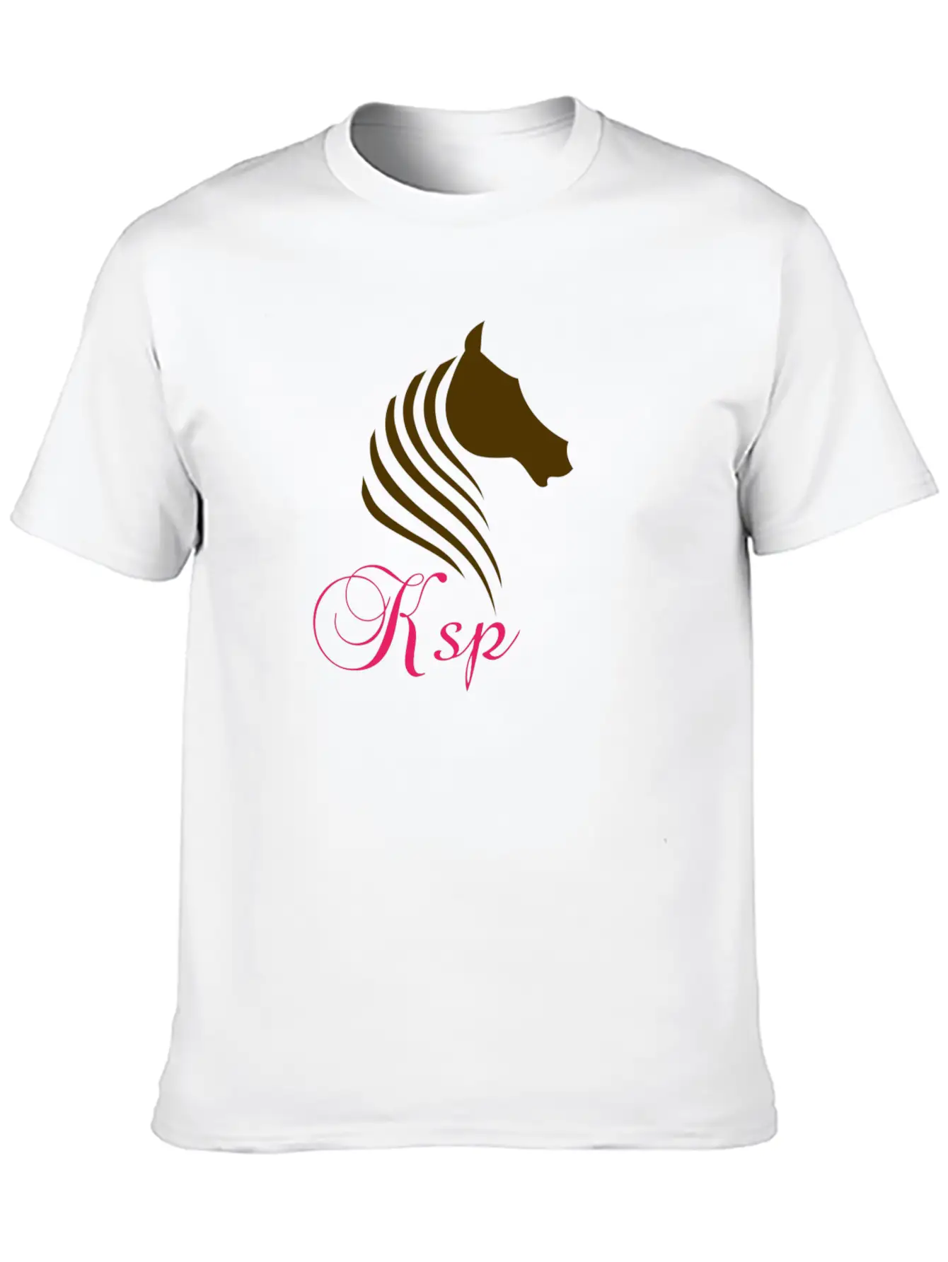 Horse Log Unisex Casual T-Shirt – Clean Design For Daily Comfort