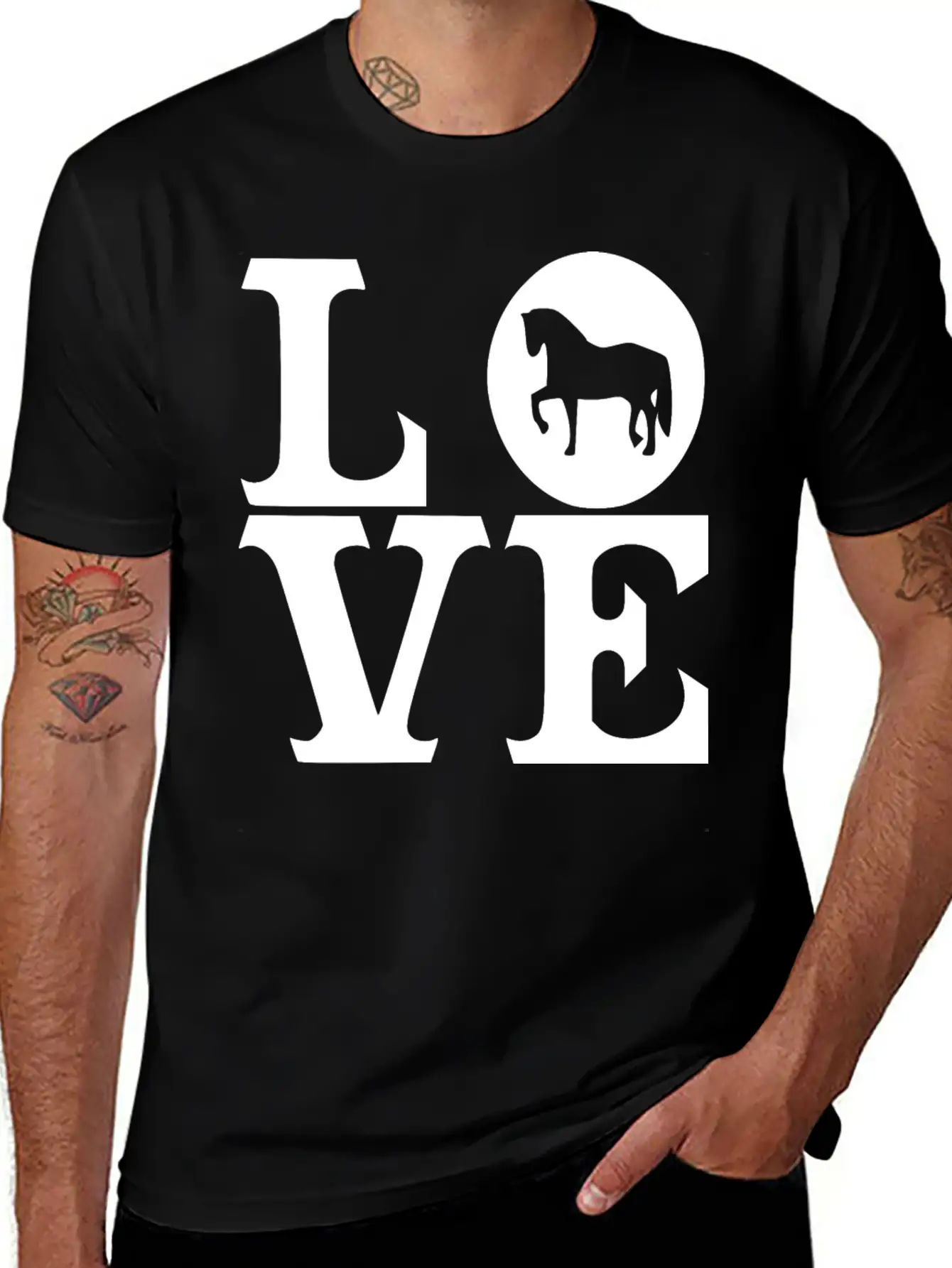 Horse Love 2 Timeless Short Sleeve Tee – Comfy And Minimalist Design