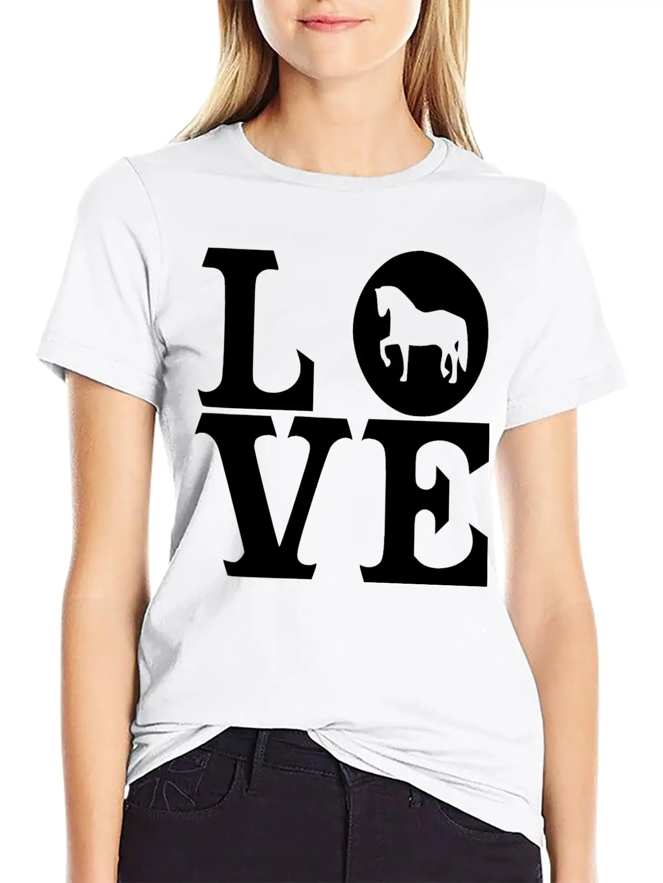 Horse Love 2 Timeless Short Sleeve Tee – Comfy And Minimalist Design