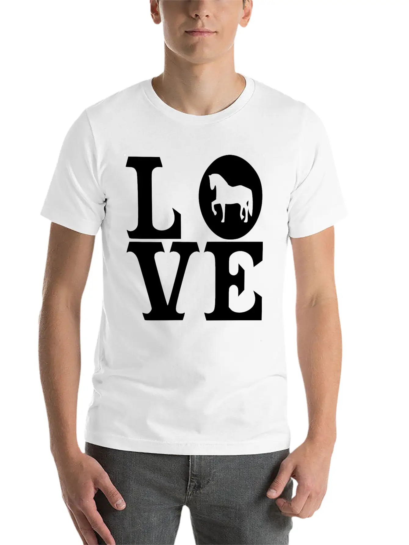 Horse Love 2 Timeless Short Sleeve Tee – Comfy And Minimalist Design