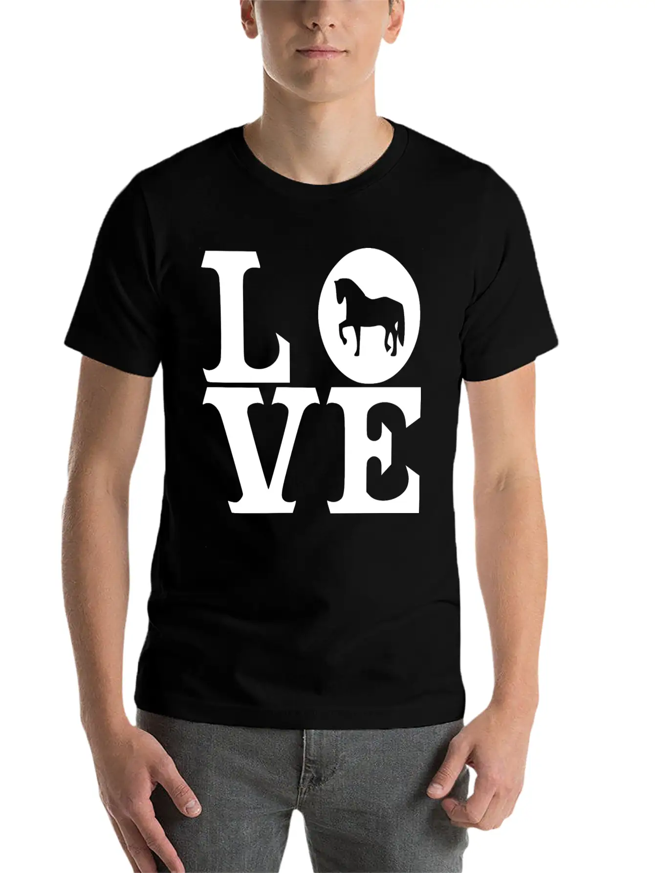 Horse Love 2 Timeless Short Sleeve Tee – Comfy And Minimalist Design