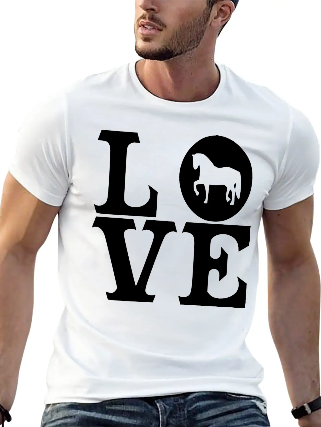 Horse Love 2 Timeless Short Sleeve Tee – Comfy And Minimalist Design