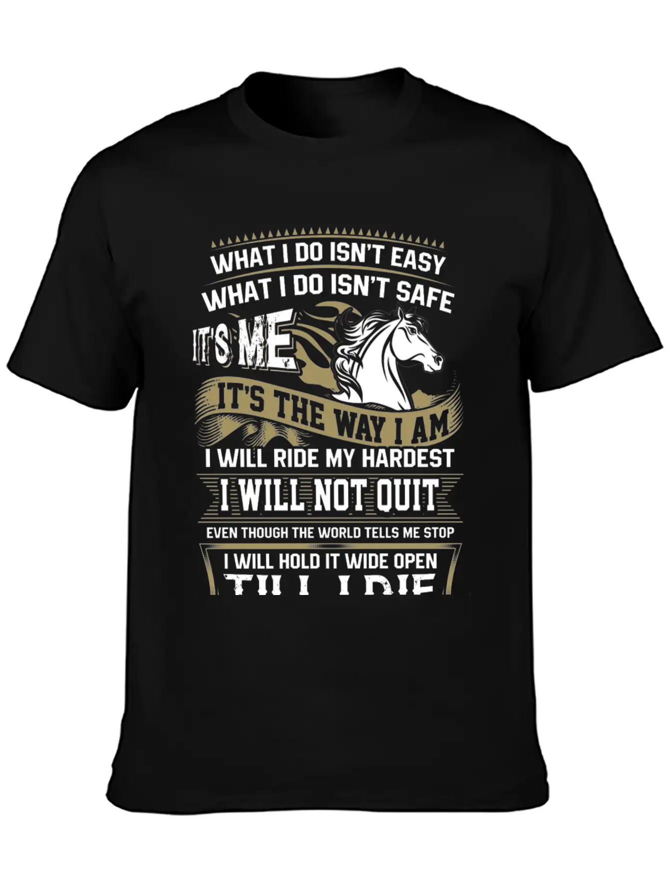Horse Lover - It Is In My Heartbeat Comfortable Minimalist Graphic Tee – Summer Style Essential