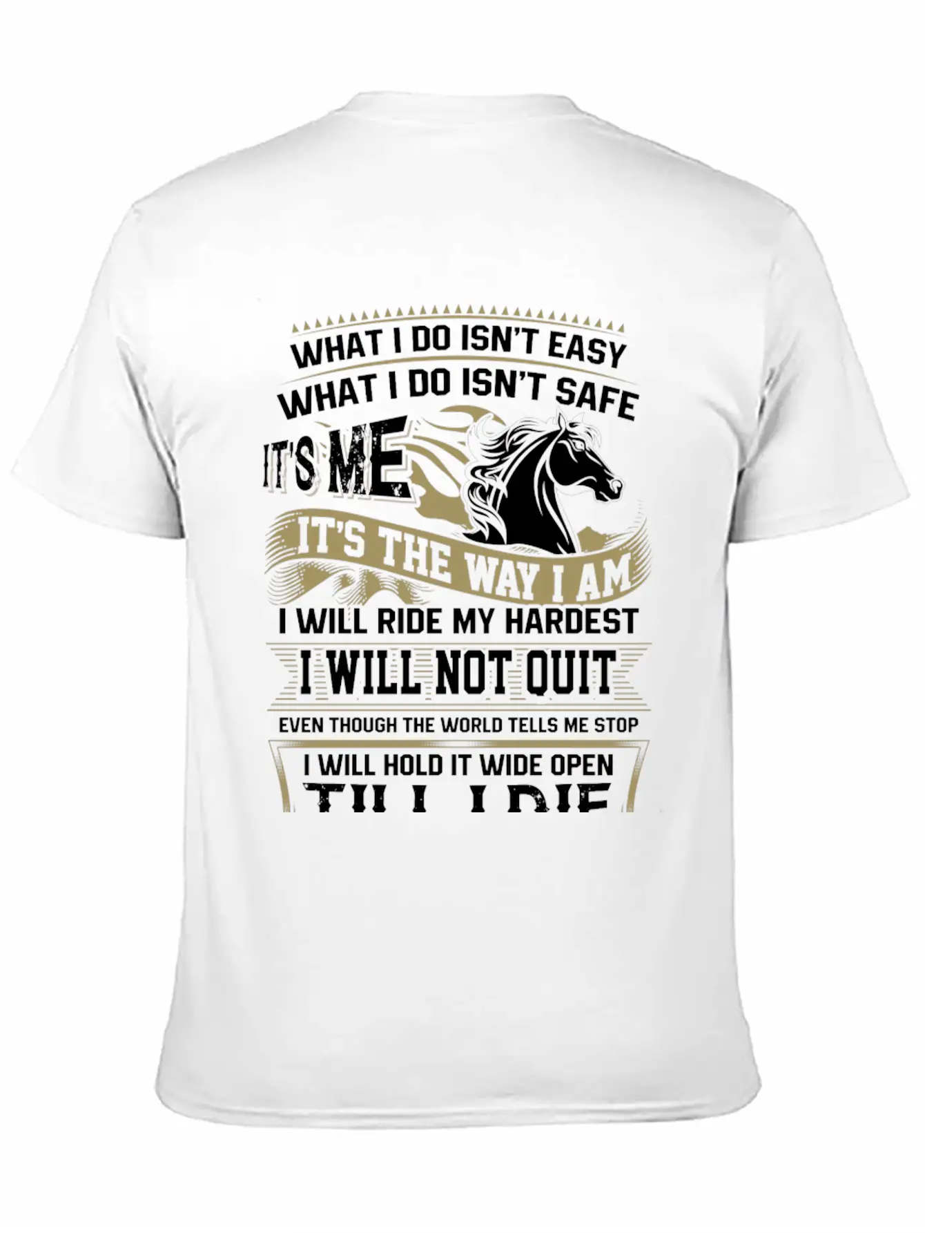 Horse Lover - It Is In My Heartbeat Comfortable Minimalist Graphic Tee – Summer Style Essential