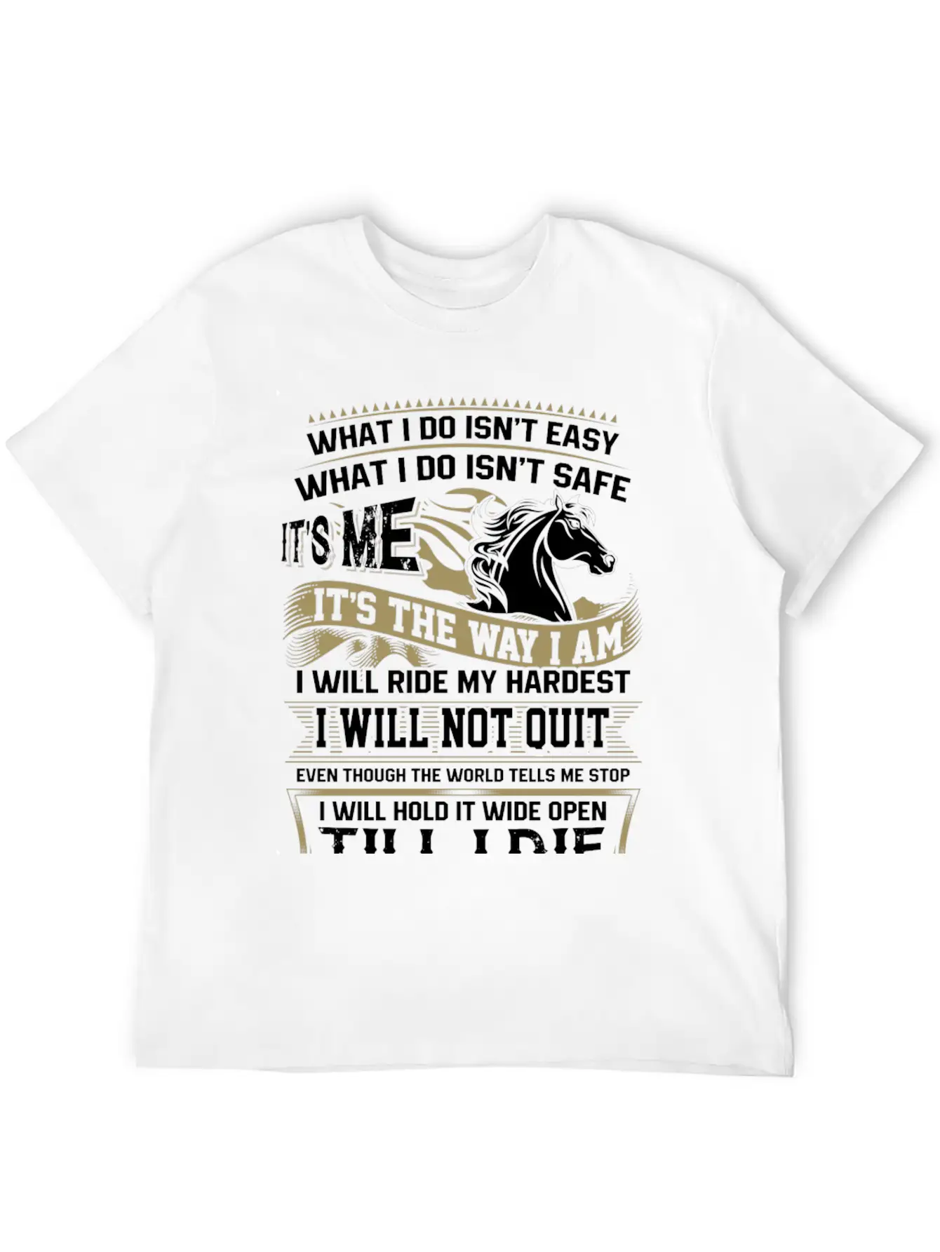 Horse Lover - It Is In My Heartbeat Comfortable Minimalist Graphic Tee – Summer Style Essential