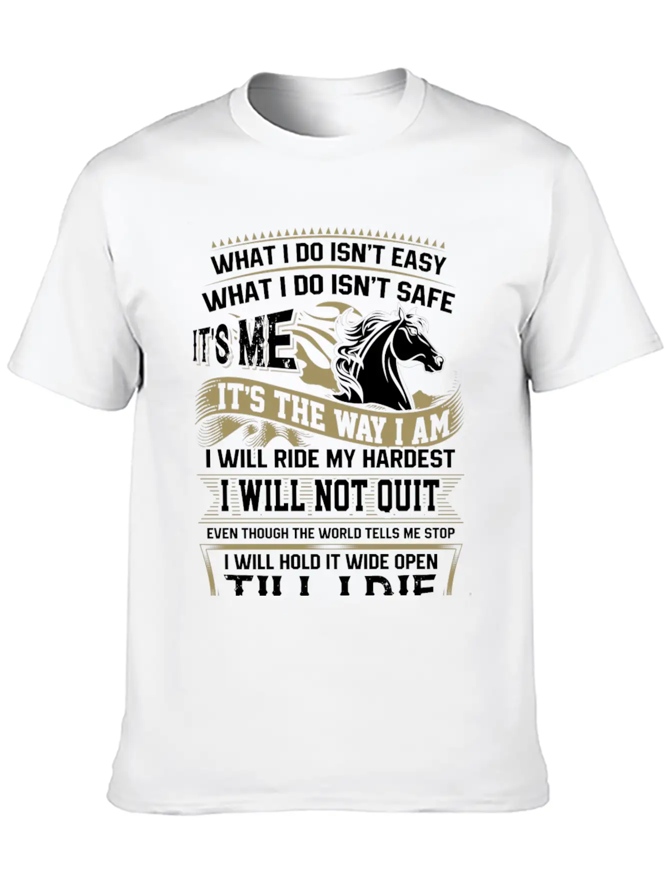 Horse Lover - It Is In My Heartbeat Comfortable Minimalist Graphic Tee – Summer Style Essential