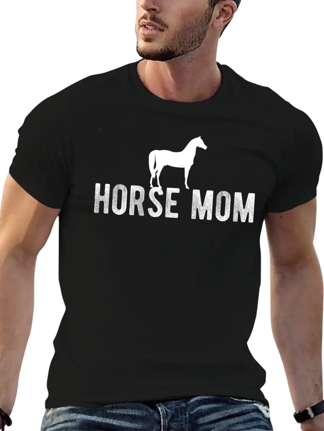 Horse Mom T-Shirt Essential Unisex Summer Tee – Soft Cotton Casual Fit