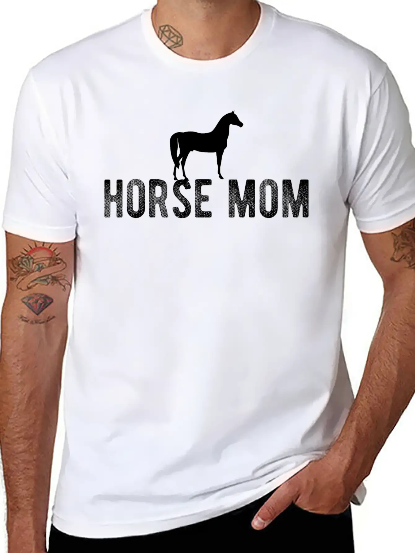 Horse Mom T-Shirt Essential Unisex Summer Tee – Soft Cotton Casual Fit