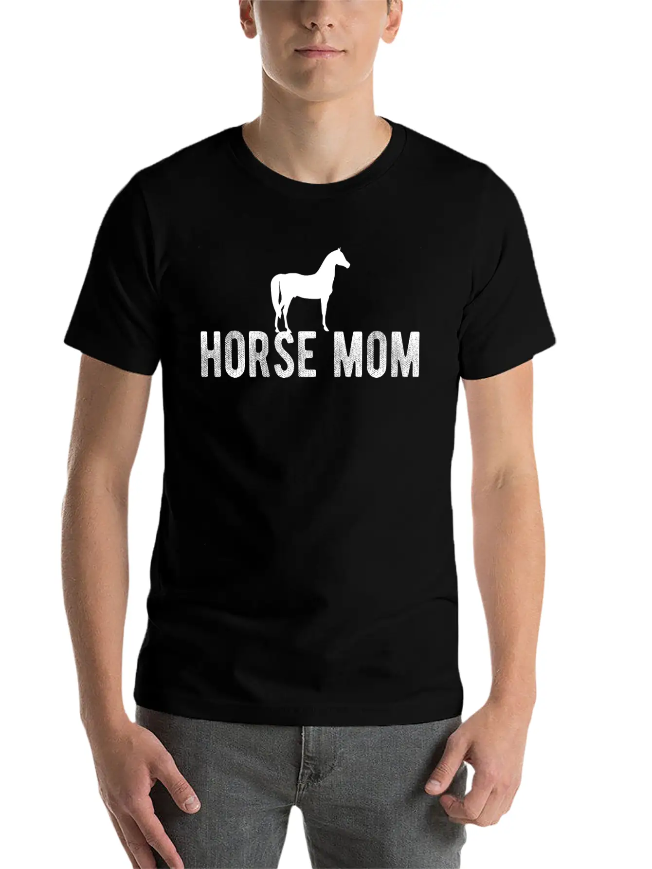 Horse Mom T-Shirt Essential Unisex Summer Tee – Soft Cotton Casual Fit