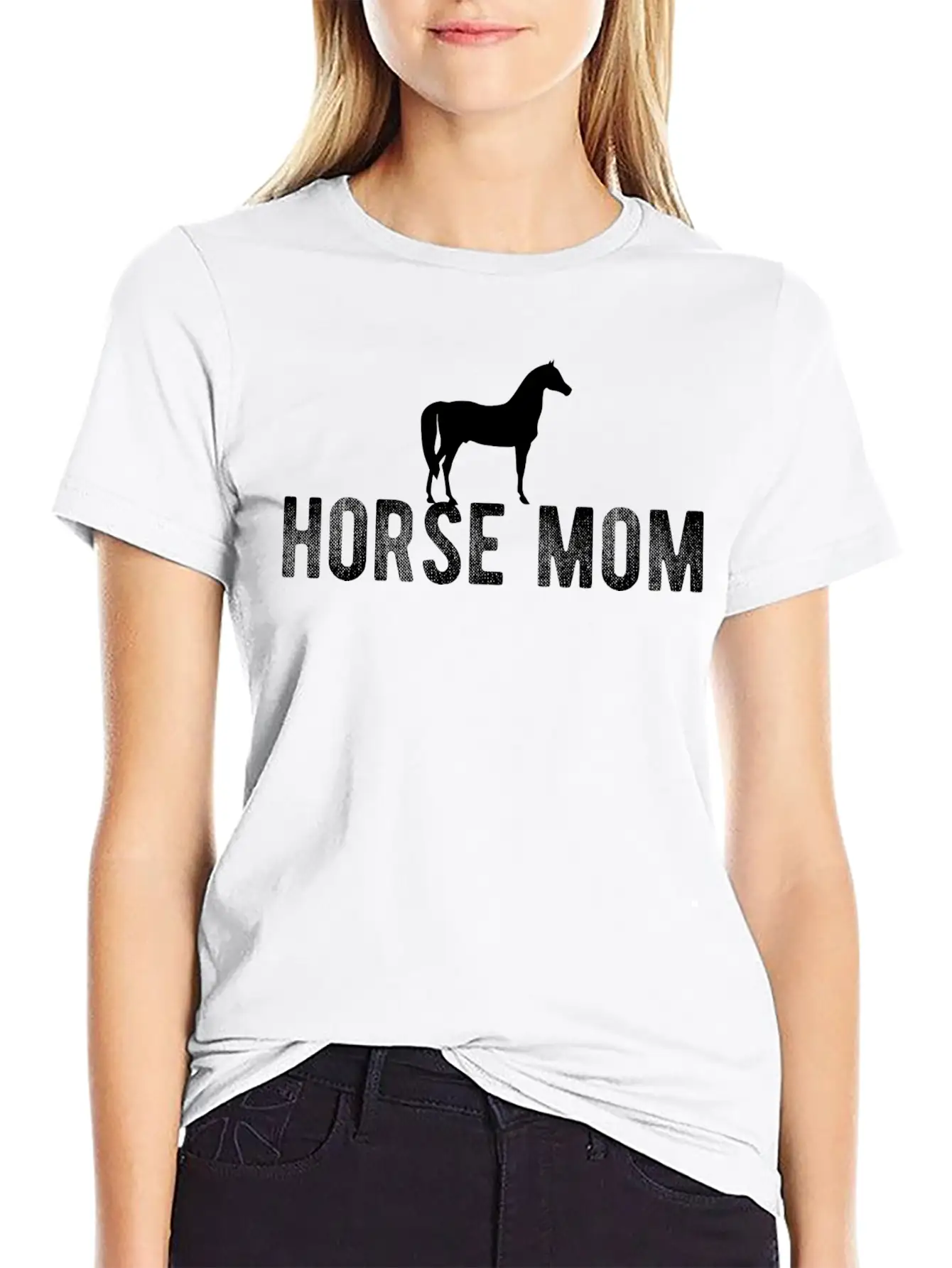 Horse Mom T-Shirt Essential Unisex Summer Tee – Soft Cotton Casual Fit