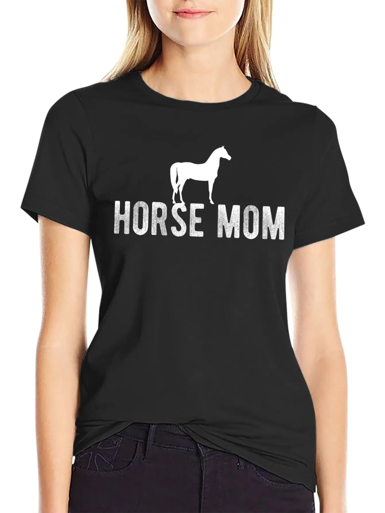 Horse Mom T-Shirt Essential Unisex Summer Tee – Soft Cotton Casual Fit