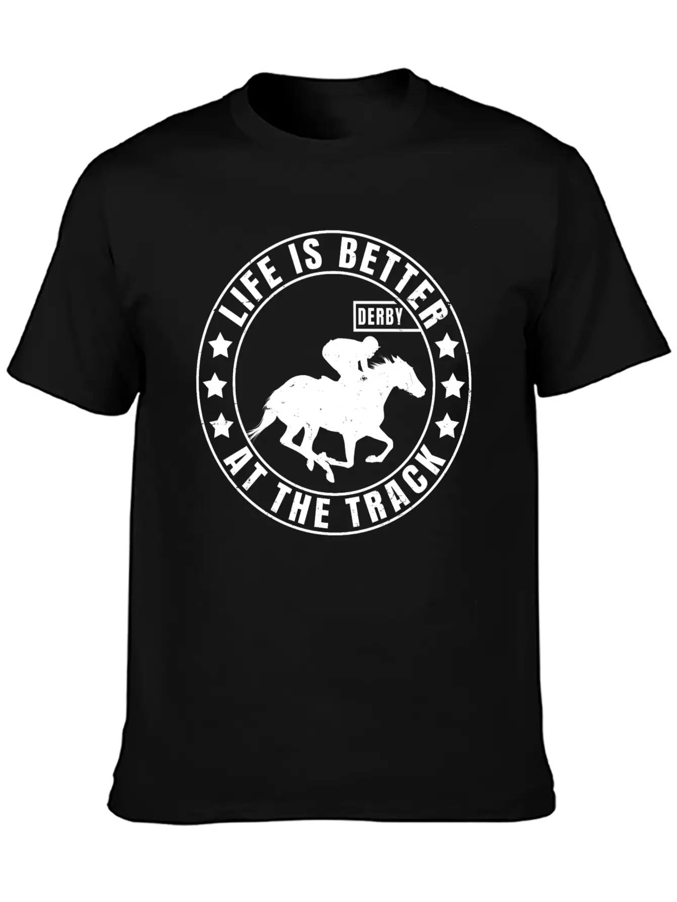 Horse Racing | Horse Race Derby Gift For Jockey Stylish Everyday T-Shirt – Unisex Basic Cotton Tee