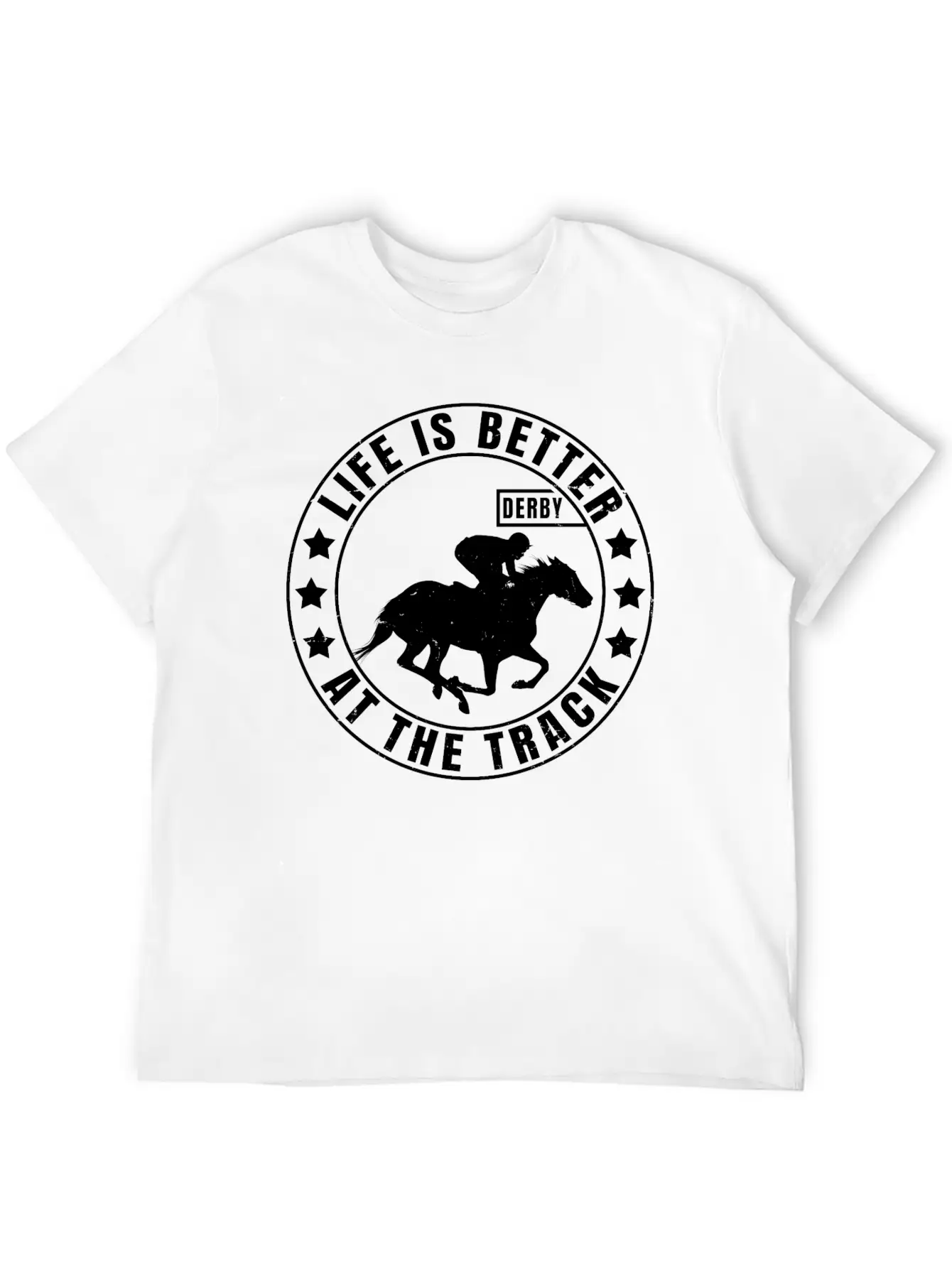 Horse Racing | Horse Race Derby Gift For Jockey Stylish Everyday T-Shirt – Unisex Basic Cotton Tee