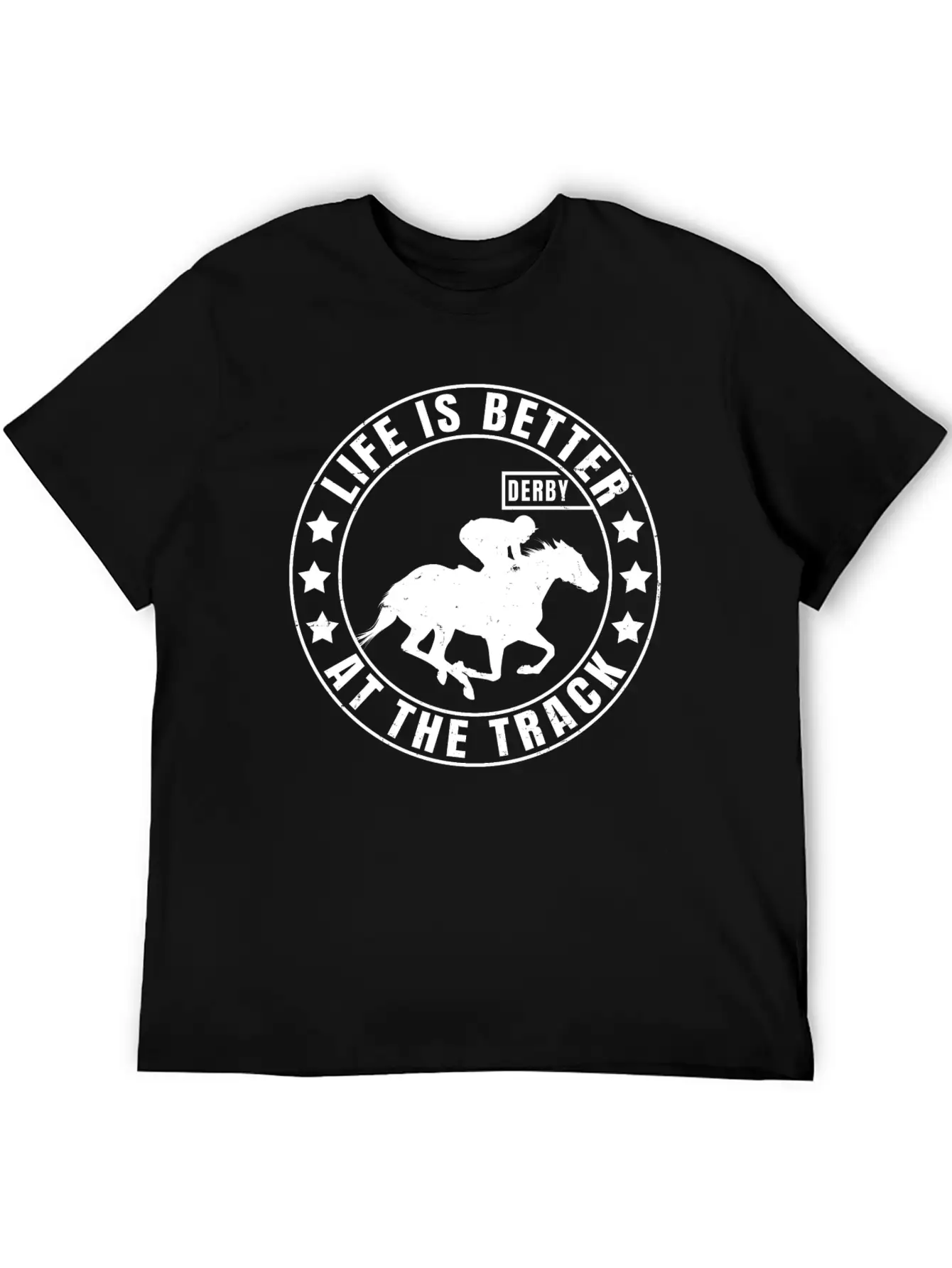 Horse Racing | Horse Race Derby Gift For Jockey Stylish Everyday T-Shirt – Unisex Basic Cotton Tee