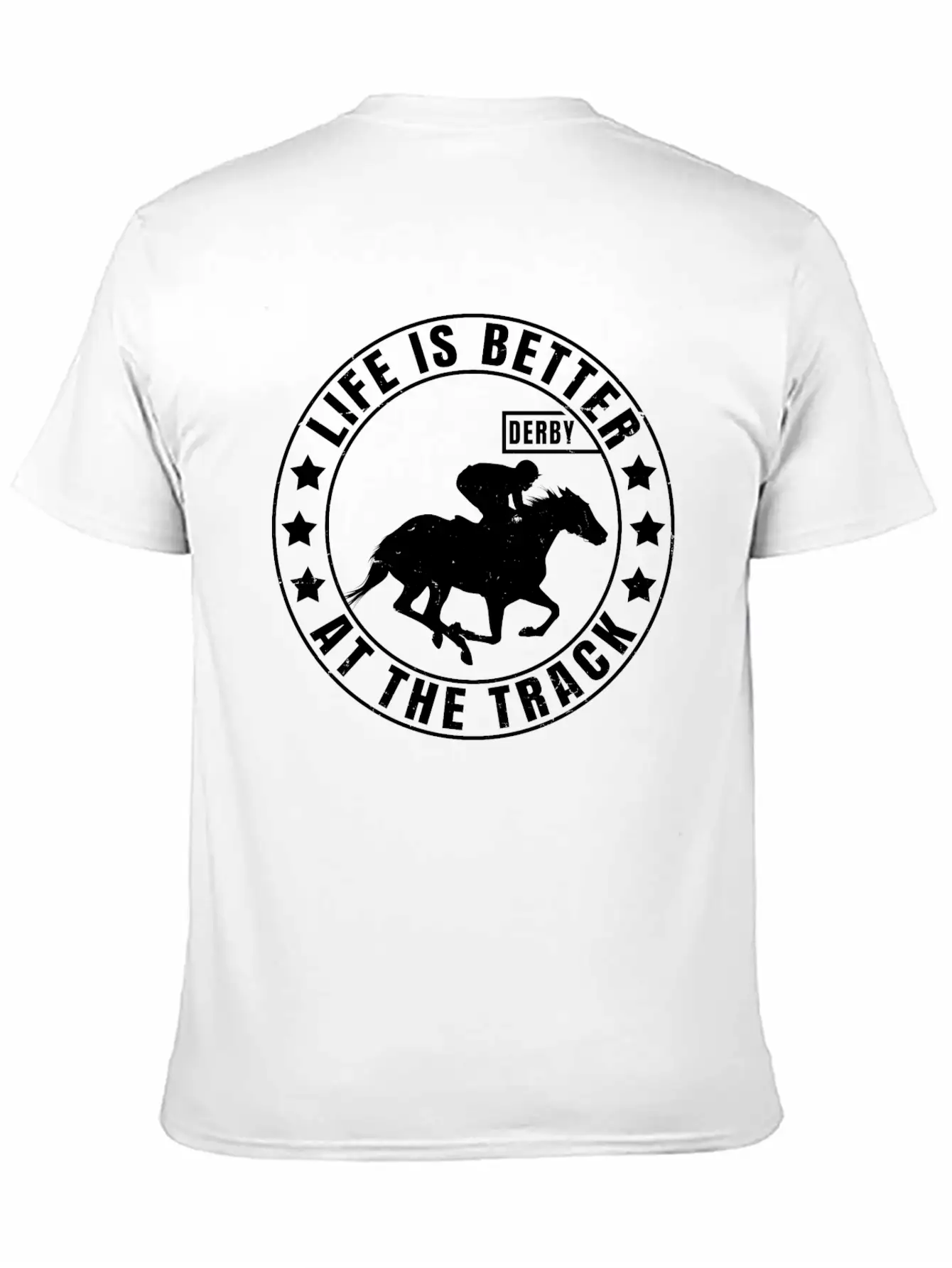Horse Racing | Horse Race Derby Gift For Jockey Stylish Everyday T-Shirt – Unisex Basic Cotton Tee