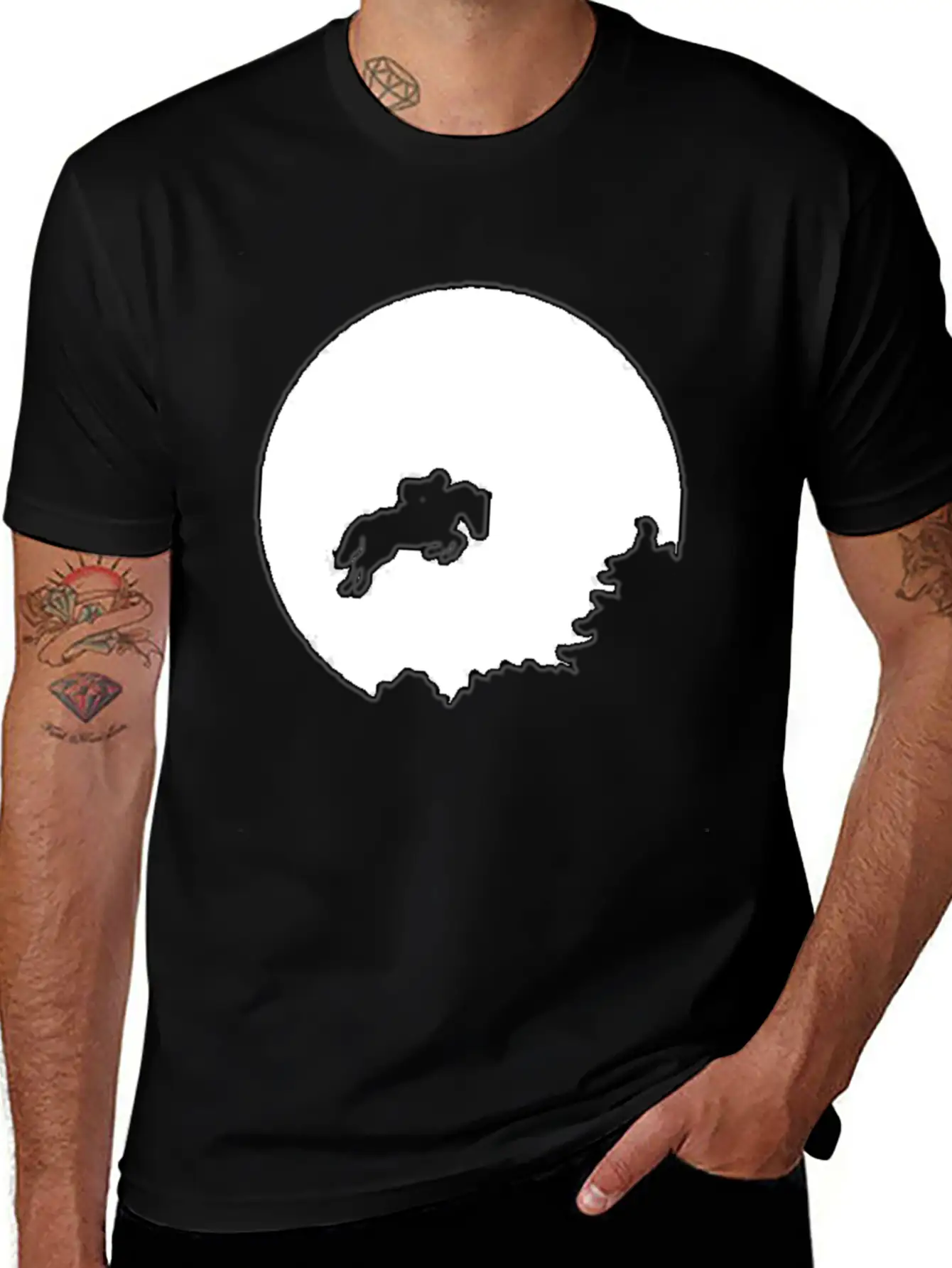 Horse Rider T Shirt Stylish Everyday T-Shirt – Unisex Basic Cotton Tee