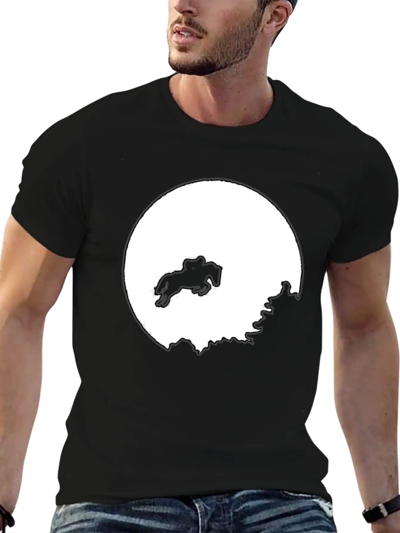 Horse Rider T Shirt Stylish Everyday T-Shirt – Unisex Basic Cotton Tee