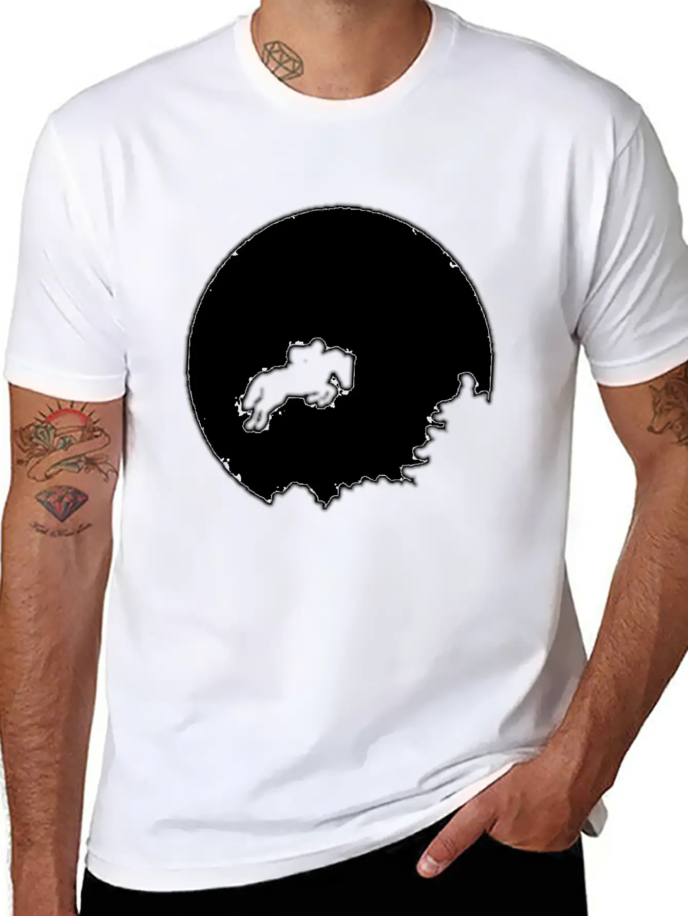 Horse Rider T Shirt Stylish Everyday T-Shirt – Unisex Basic Cotton Tee
