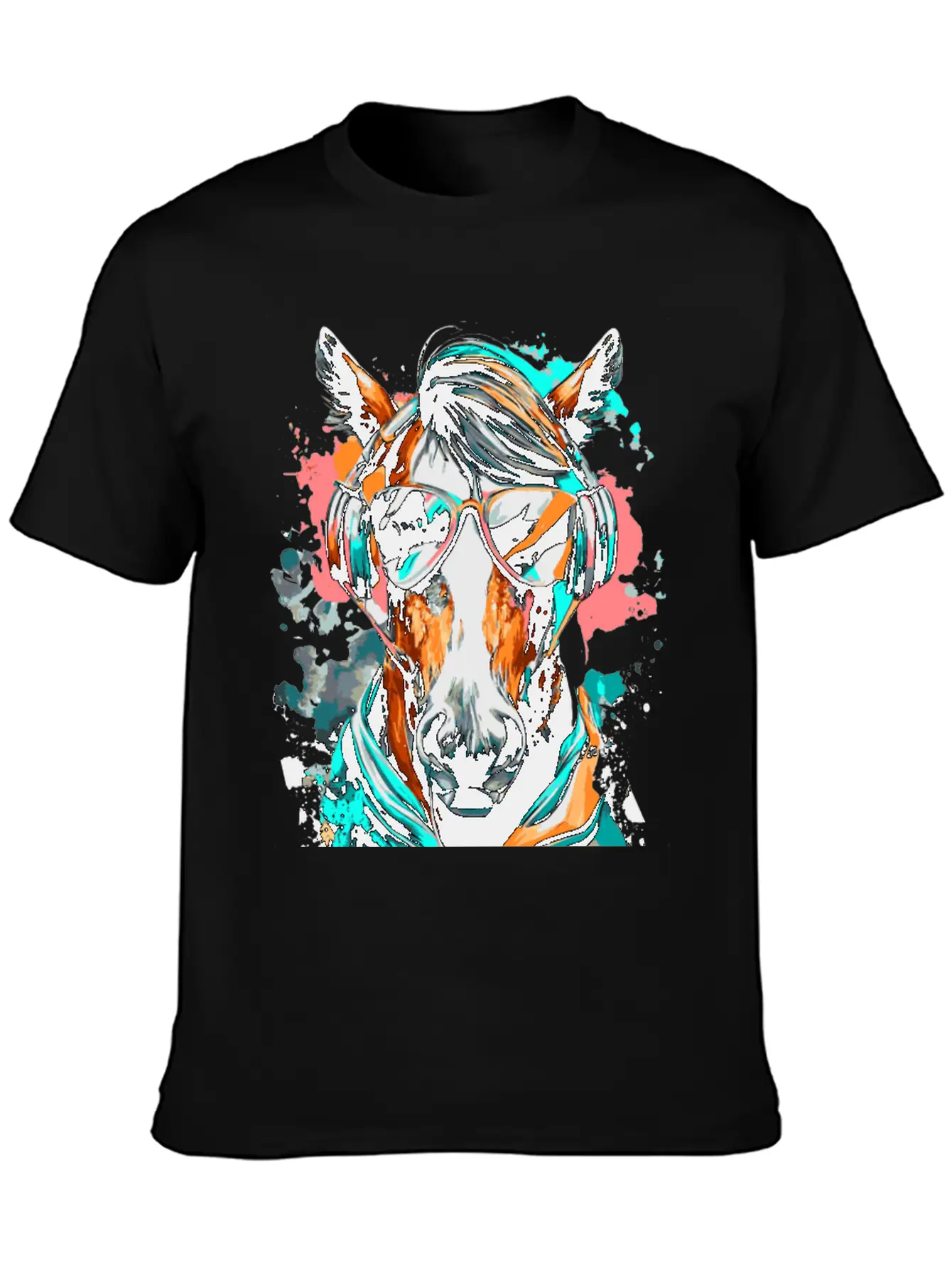 Horse Riding - Cute Horse Head - Equestrian Sports Unisex Casual T-Shirt – Clean Design For Daily Comfort