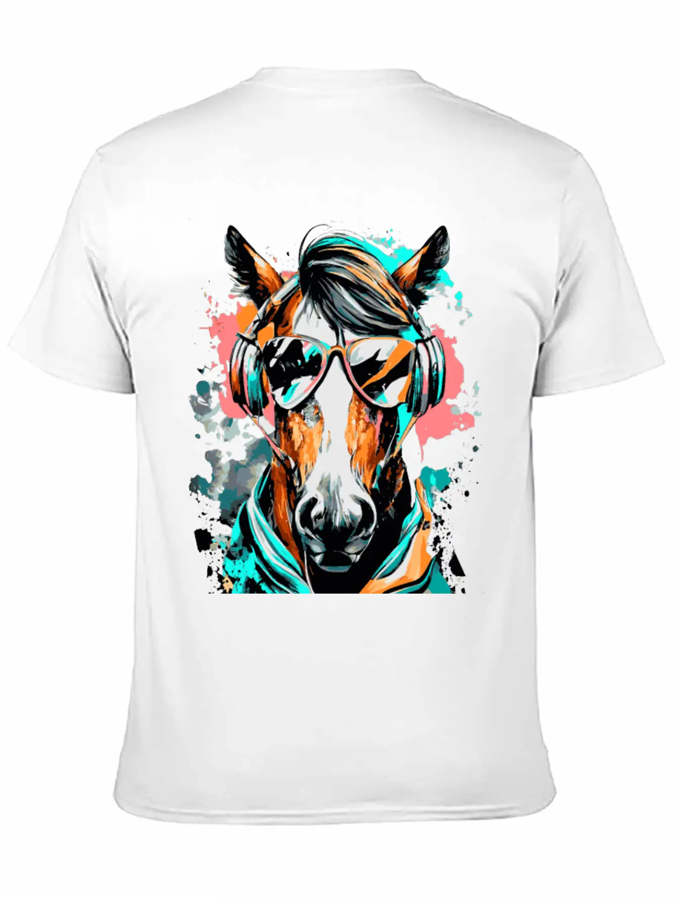 Horse Riding - Cute Horse Head - Equestrian Sports Unisex Casual T-Shirt – Clean Design For Daily Comfort
