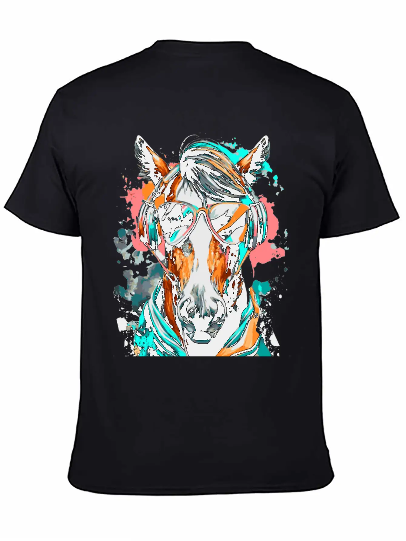 Horse Riding - Cute Horse Head - Equestrian Sports Unisex Casual T-Shirt – Clean Design For Daily Comfort