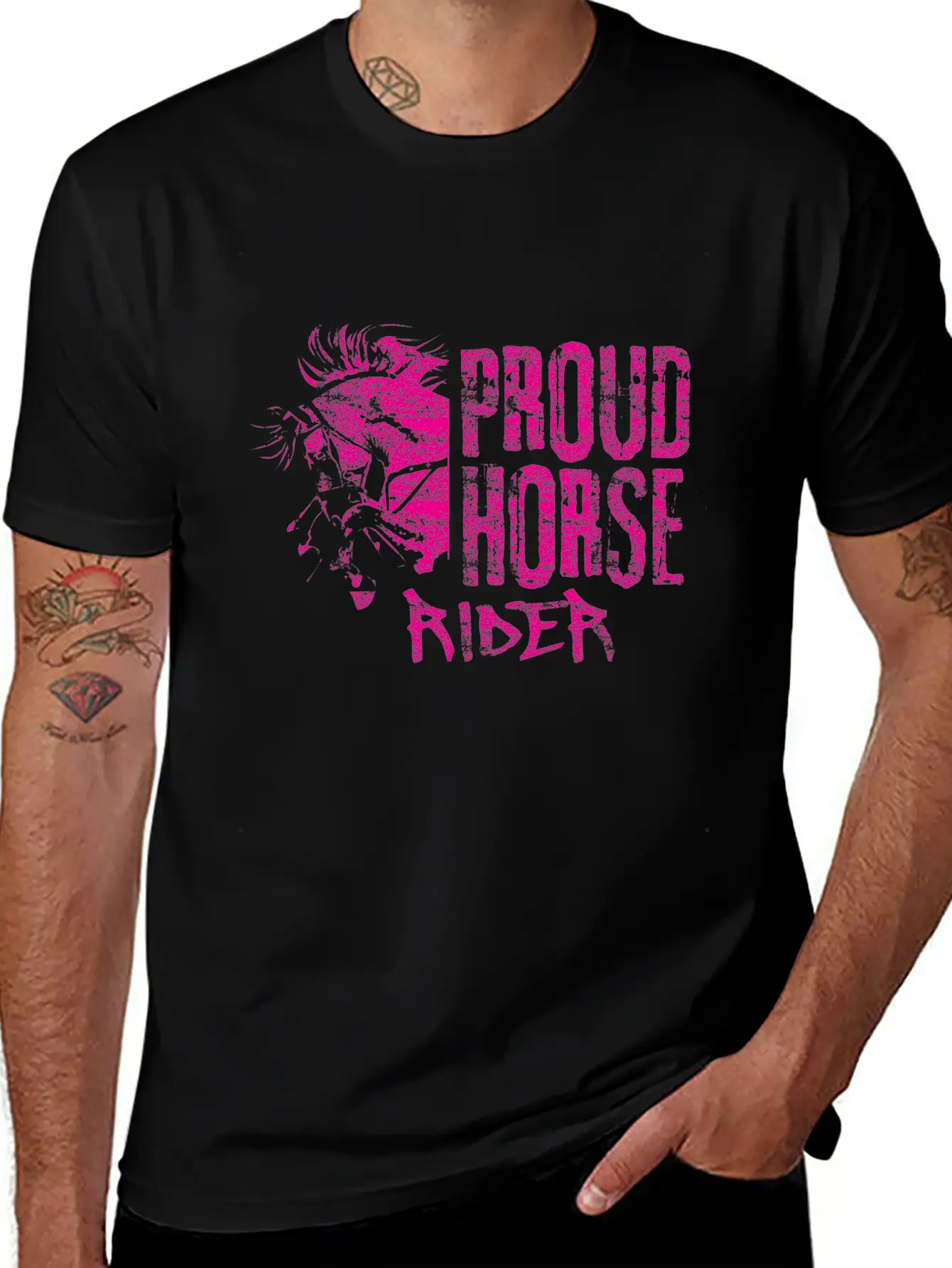 Horse Riding Gift Unisex Casual T-Shirt – Clean Design For Daily Comfort