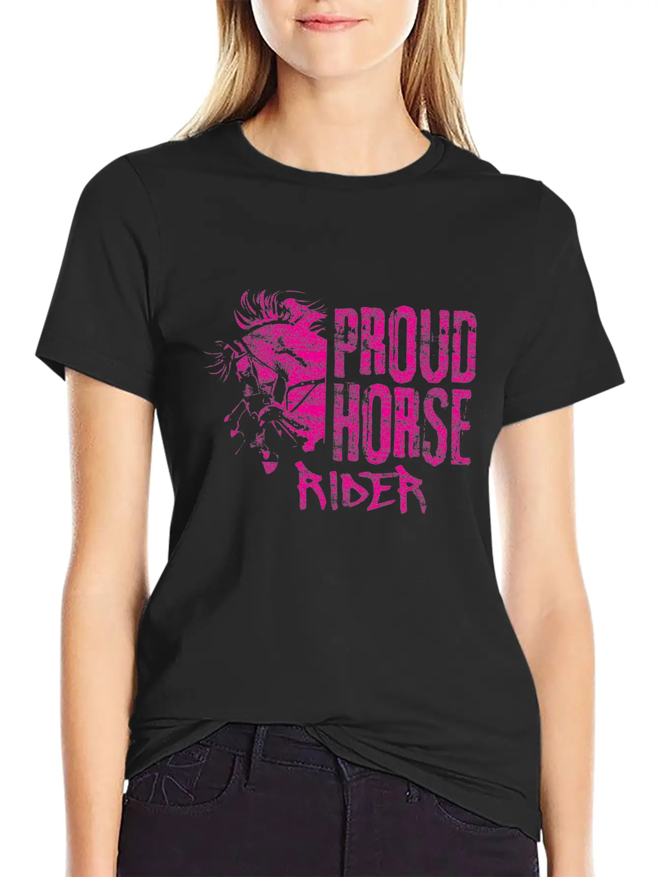 Horse Riding Gift Unisex Casual T-Shirt – Clean Design For Daily Comfort
